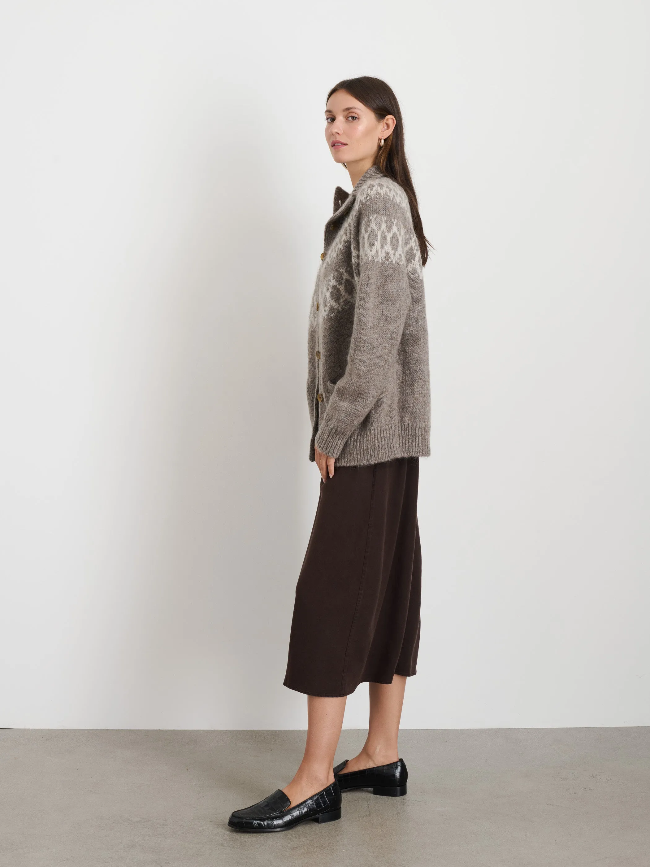 Louie Fair Isle Cardigan sold by Alex Mill product image thumbnail 4