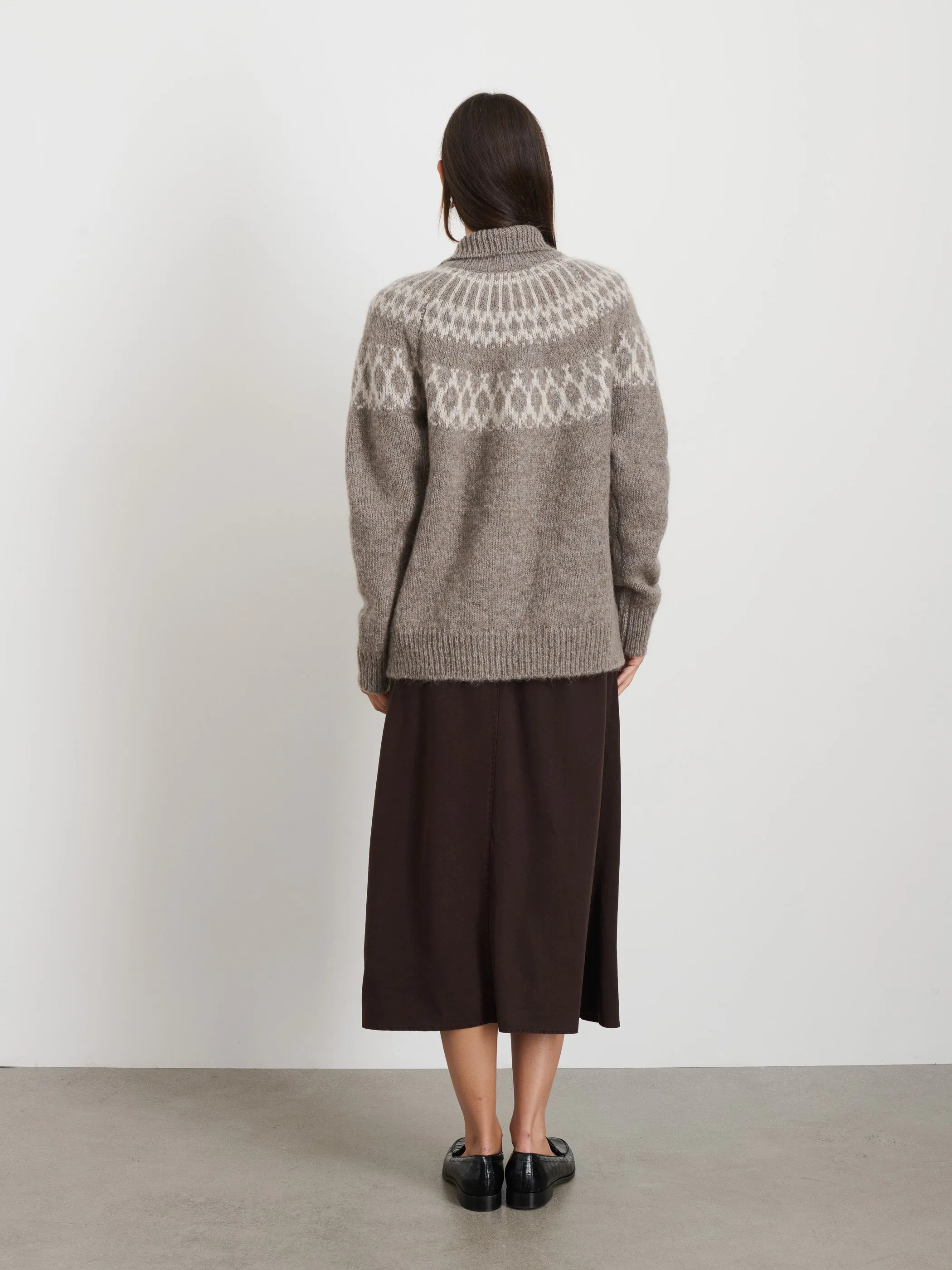 Louie Fair Isle Cardigan sold by Alex Mill product image thumbnail 5