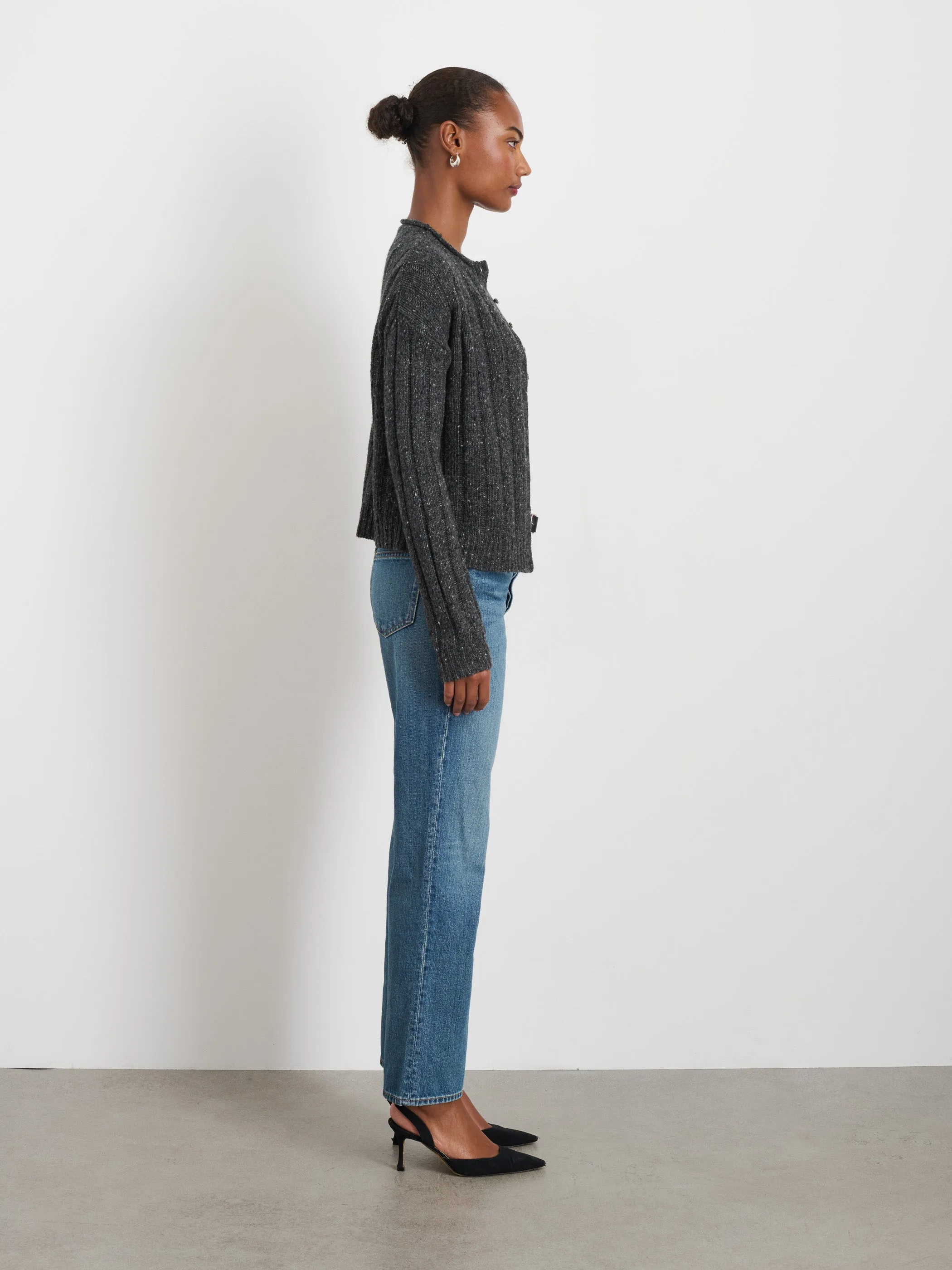 Reese Cardigan In Donegal sold by Alex Mill product image thumbnail 4