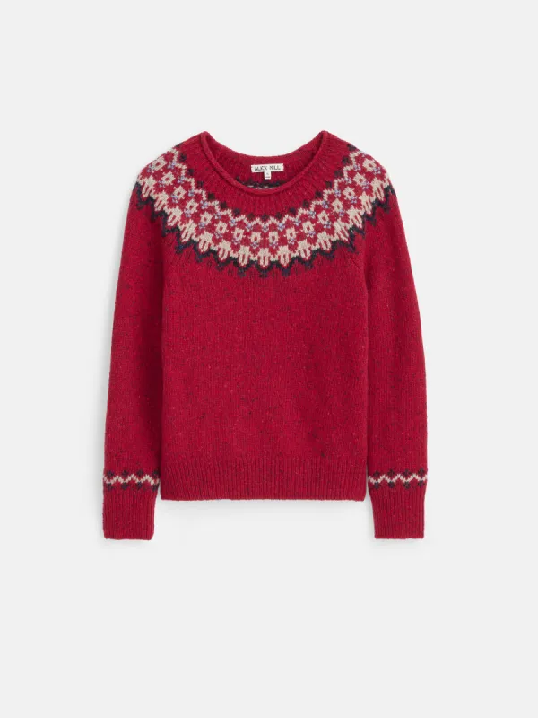 Jamie Fair Isle Sweater sold by Alex Mill