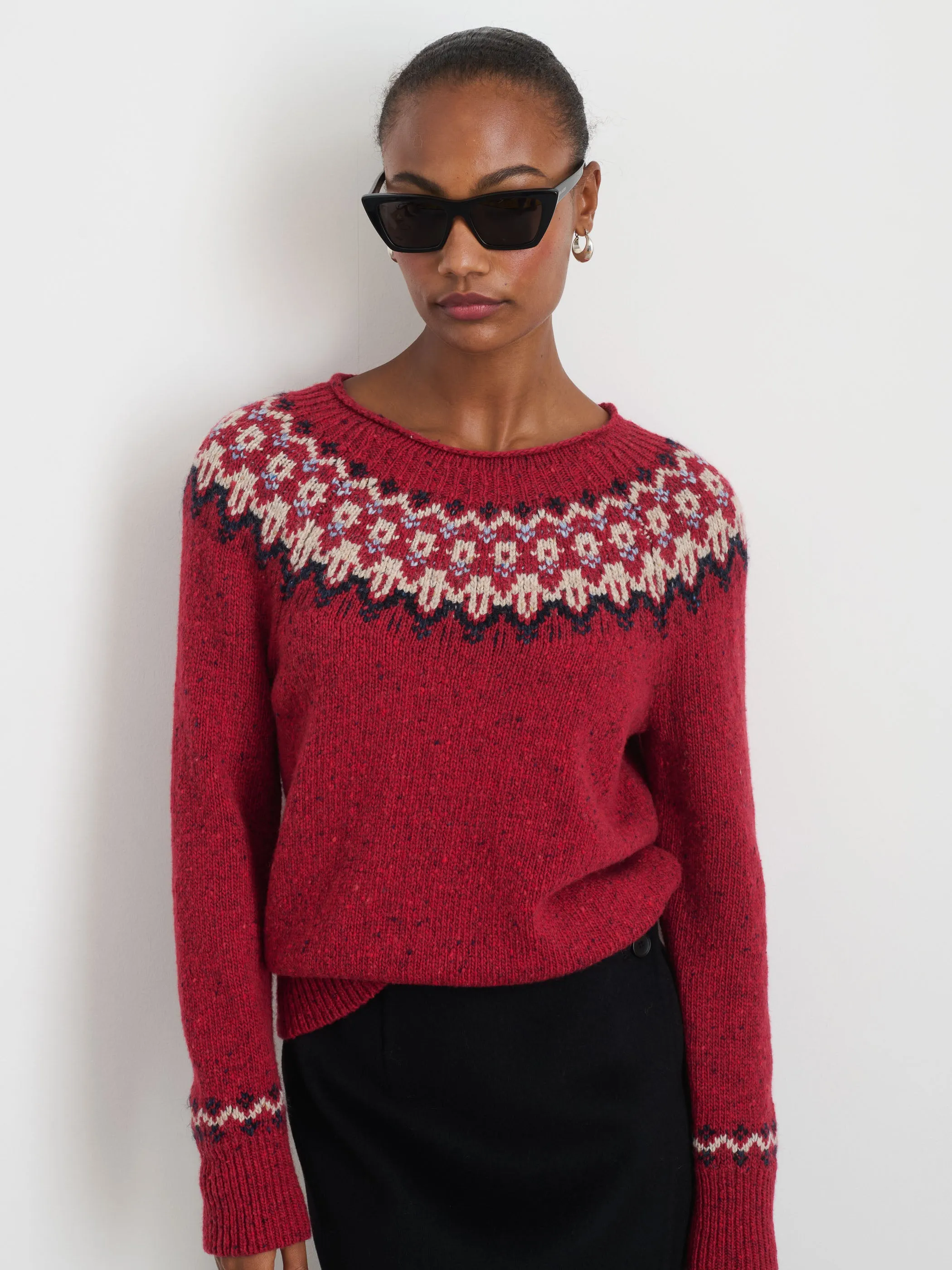 Jamie Fair Isle Sweater sold by Alex Mill product image thumbnail 2