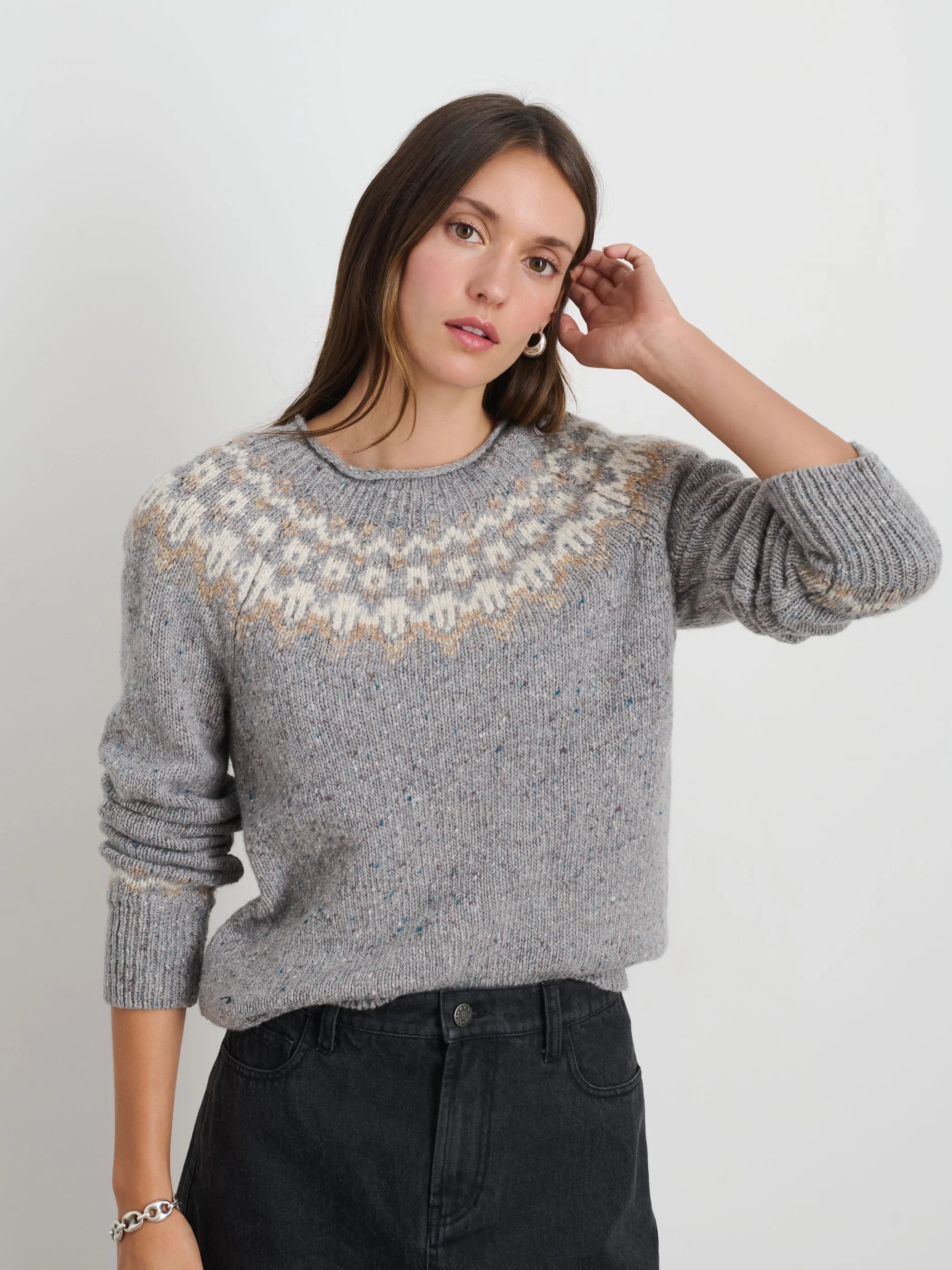 Jamie Fair Isle Sweater sold by Alex Mill product image thumbnail 3