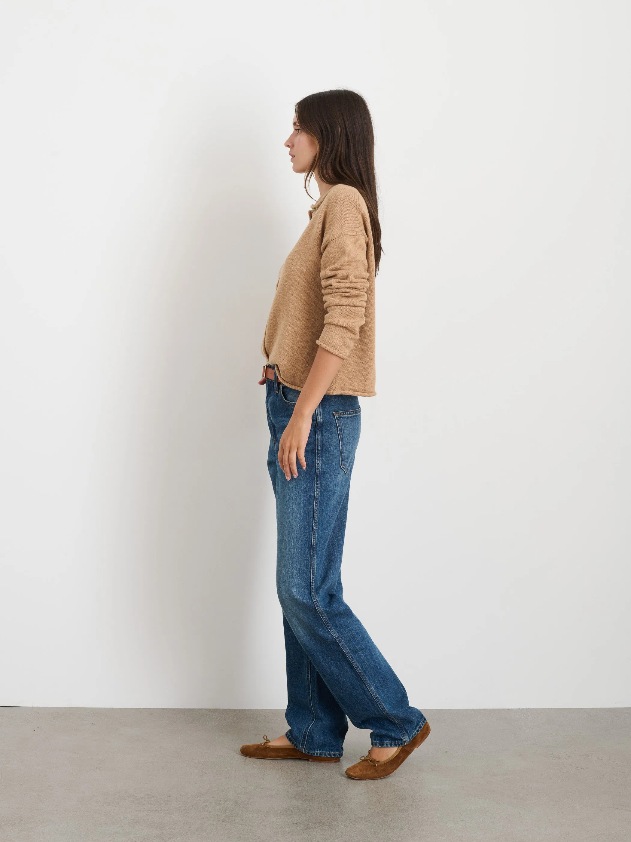 Taylor Cardigan In Cotton Cashmere sold by Alex Mill product image thumbnail 4