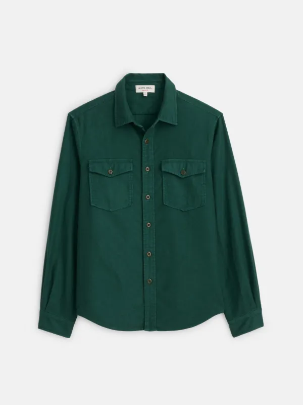 Highland Shirt In Chamois sold by Alex Mill