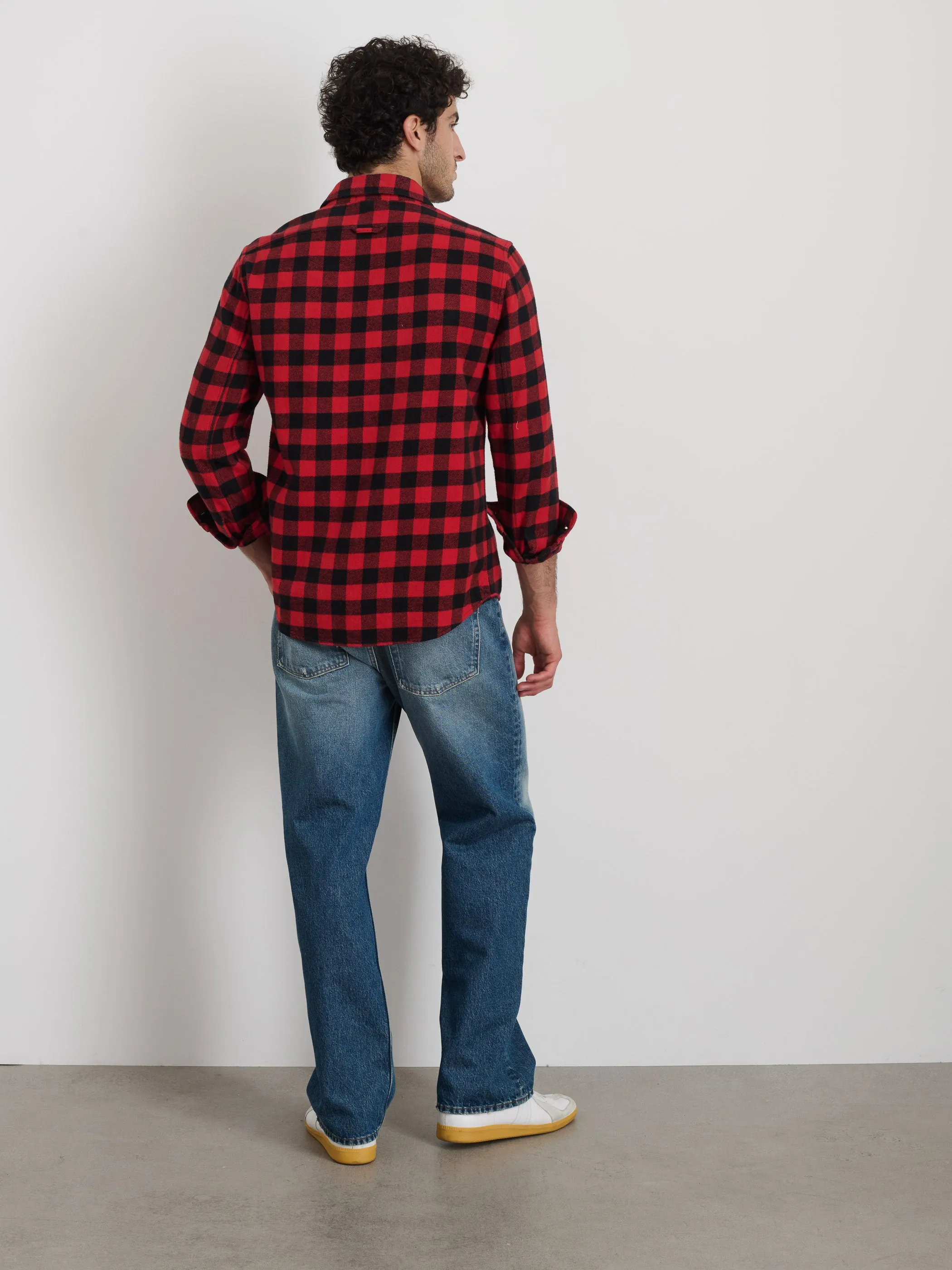 Work Shirt In Plaid Flannel sold by Alex Mill product image thumbnail 4