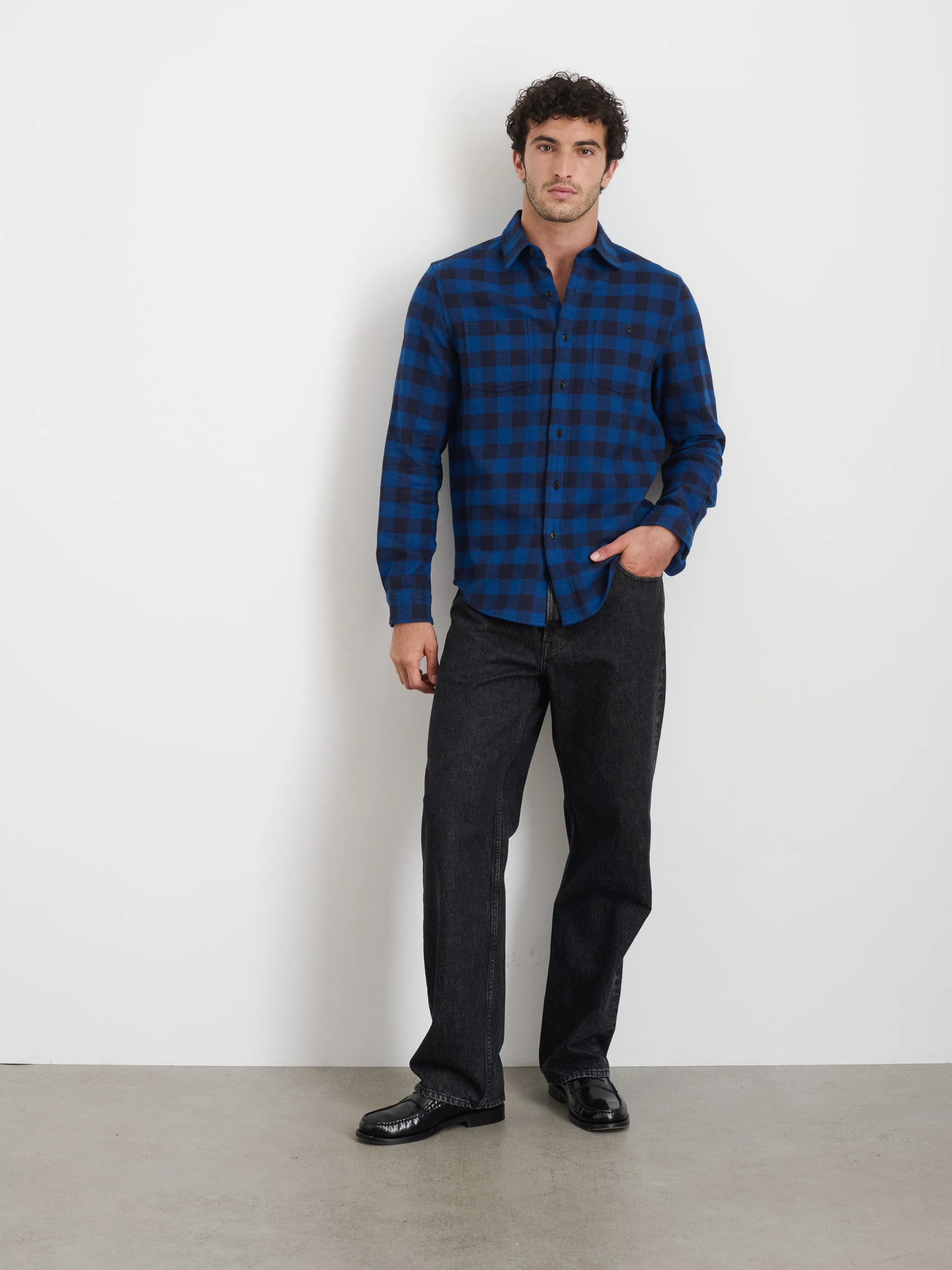 Work Shirt In Plaid Flannel sold by Alex Mill product image thumbnail 3