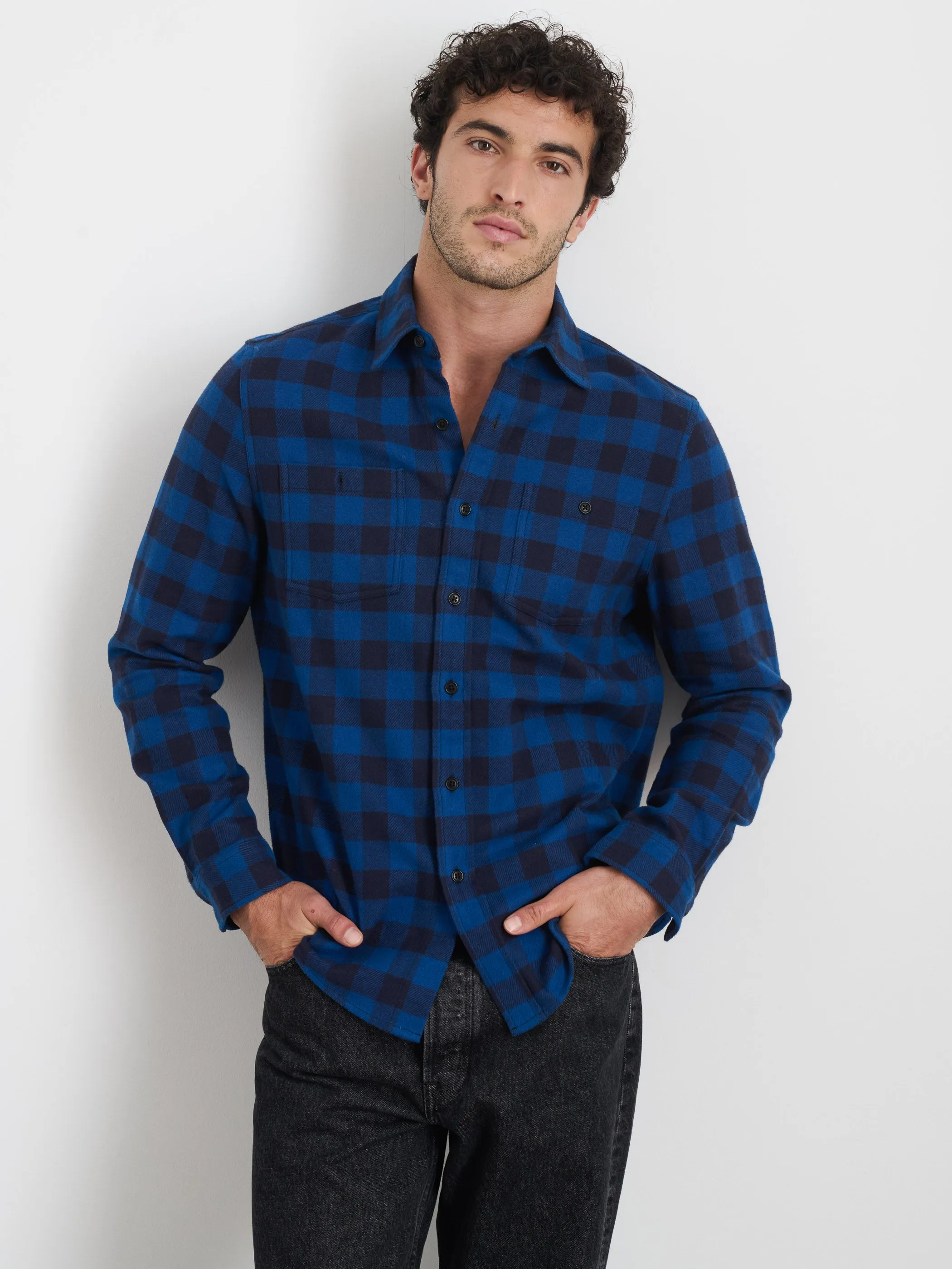 Work Shirt In Plaid Flannel sold by Alex Mill product image thumbnail 2
