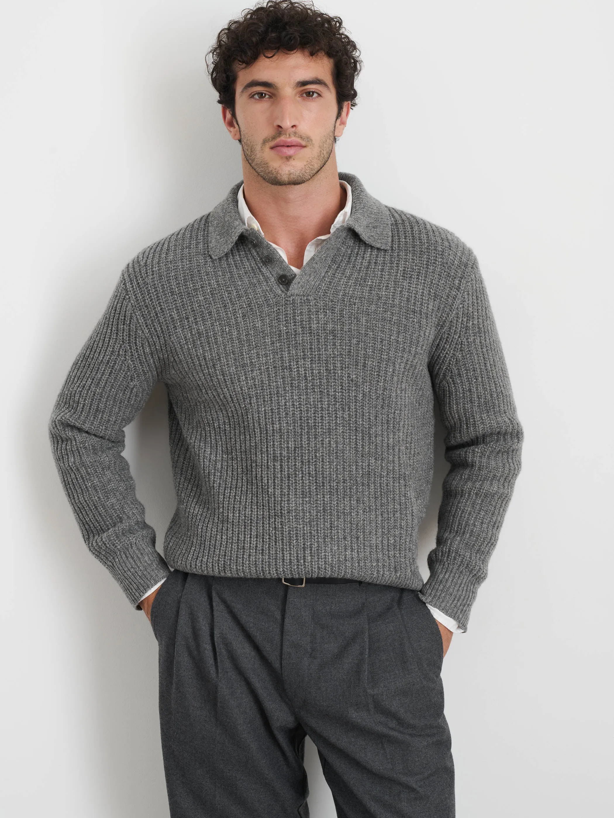 Carl Polo In Merino Wool sold by Alex Mill product image thumbnail 2