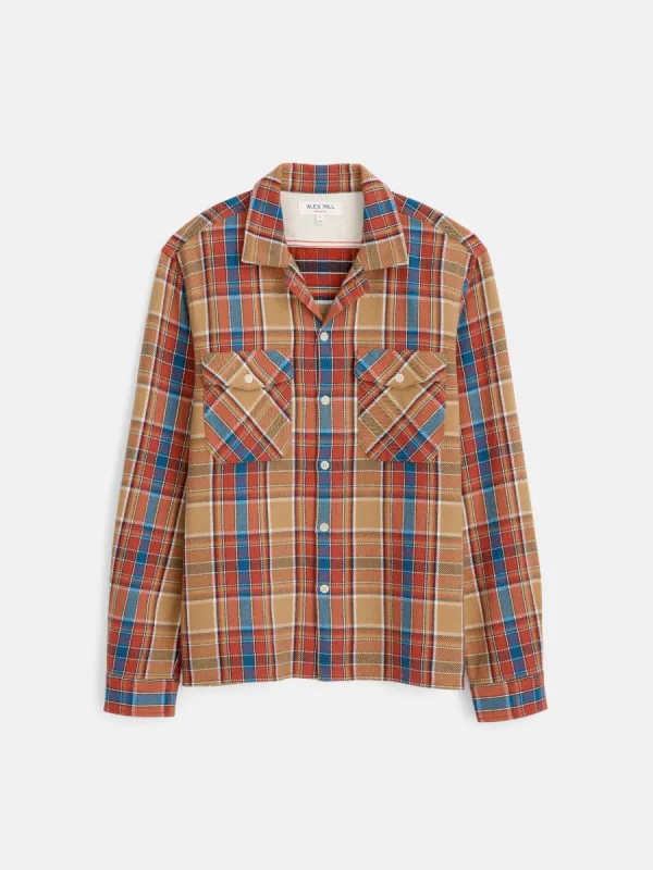 Ethan Shirt In Vintage Wash Flannel sold by Alex Mill