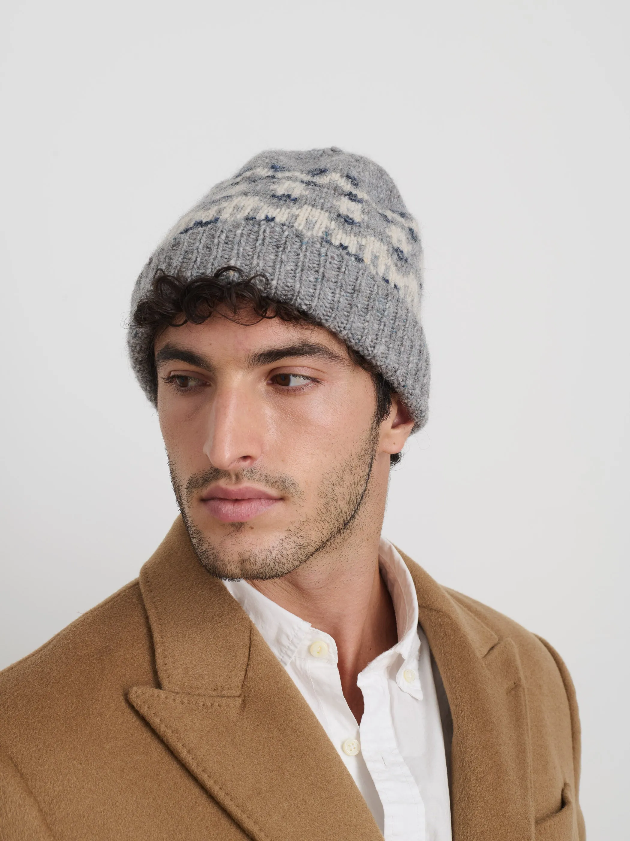Fair Isle Beanie sold by Alex Mill product image thumbnail 4