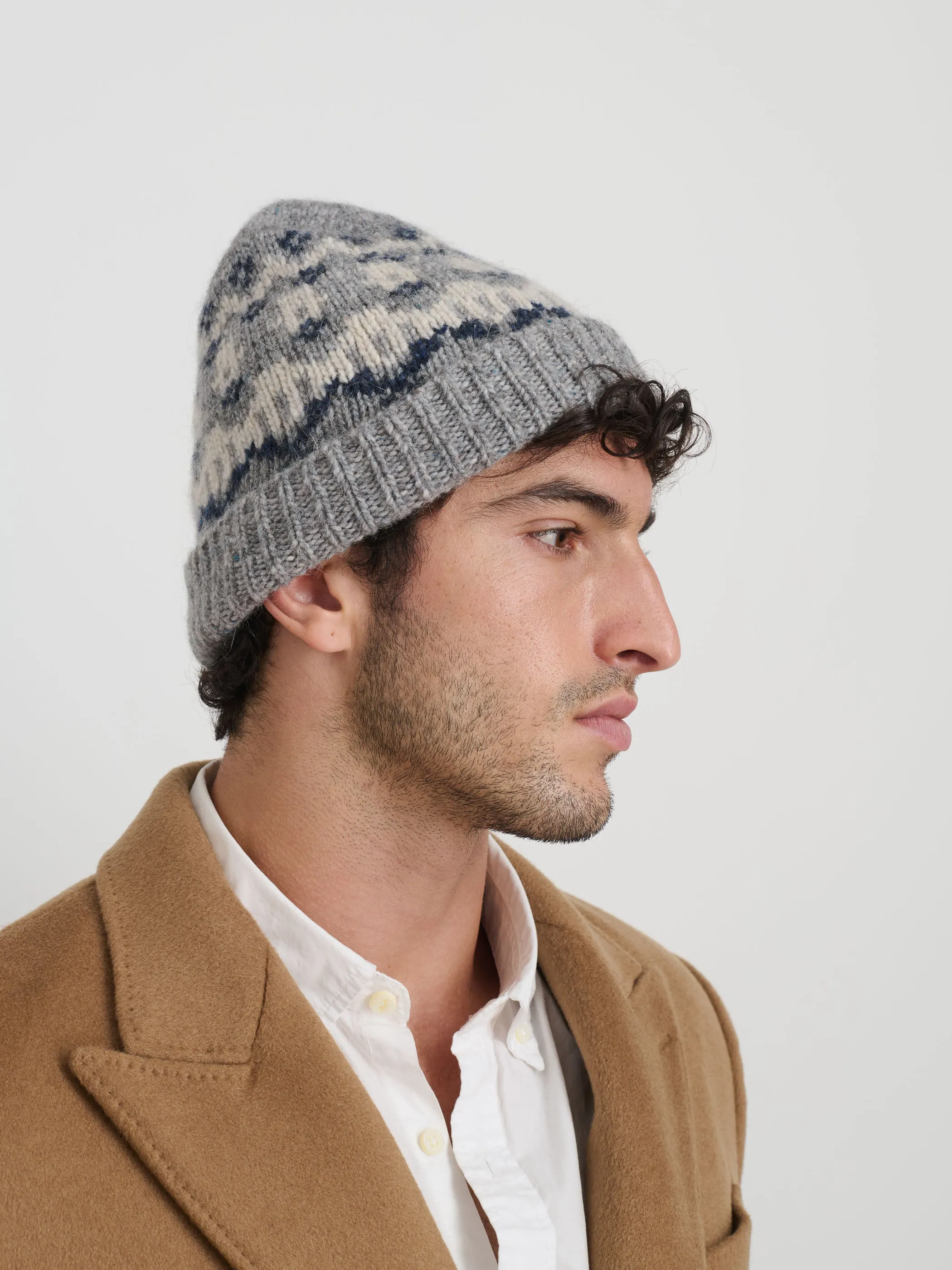 Fair Isle Beanie sold by Alex Mill product image thumbnail 3