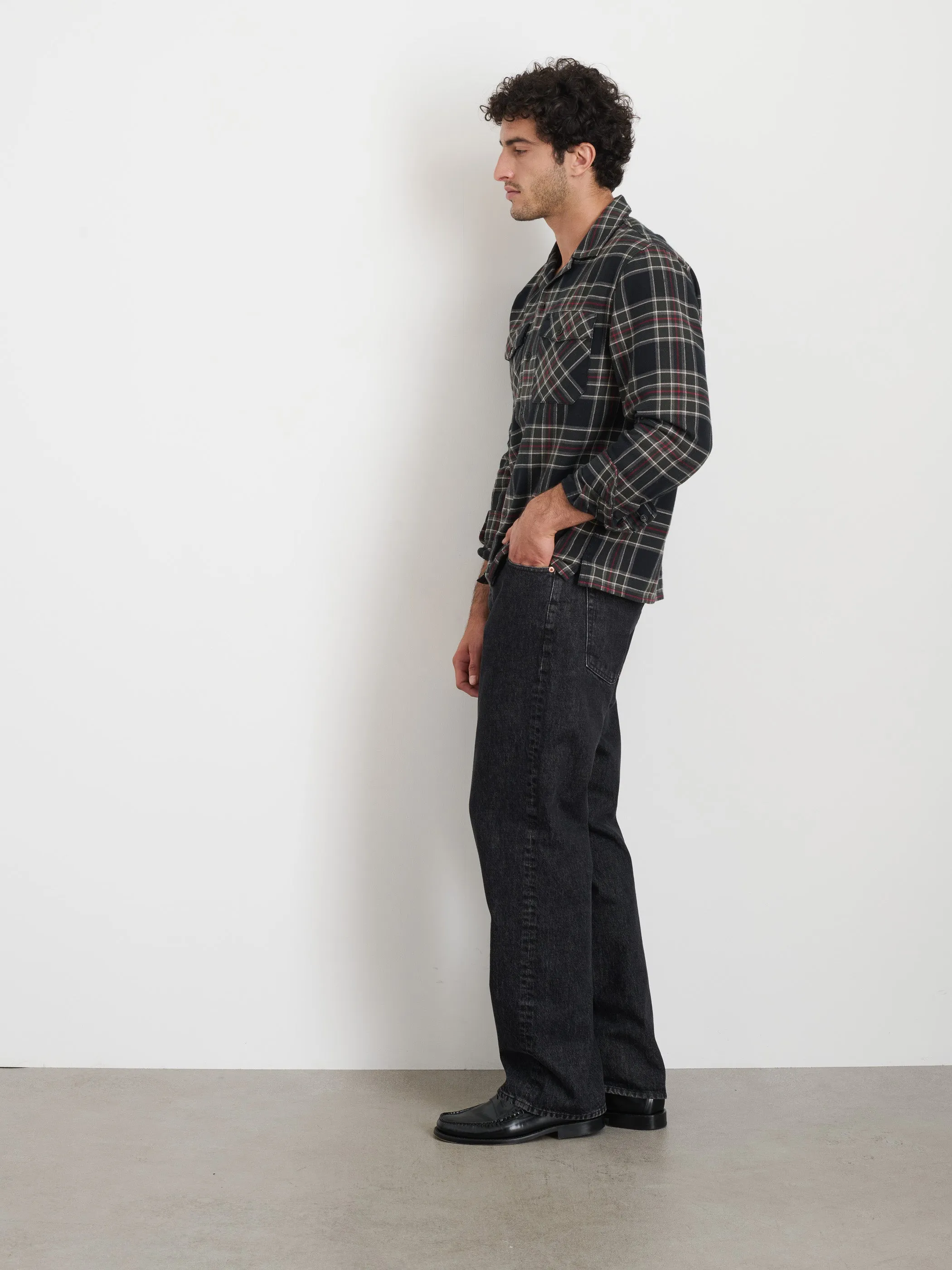 Ethan Shirt In Vintage Wash Flannel sold by Alex Mill product image thumbnail 4
