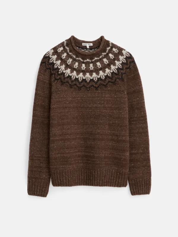 Fair Isle Rollneck Sweater sold by Alex Mill