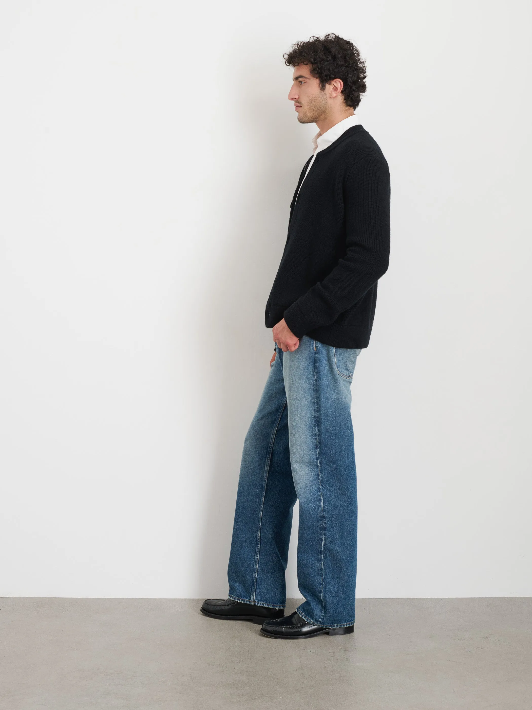 Donny Sweater Jacket In Heavyweight Wool sold by Alex Mill product image thumbnail 4