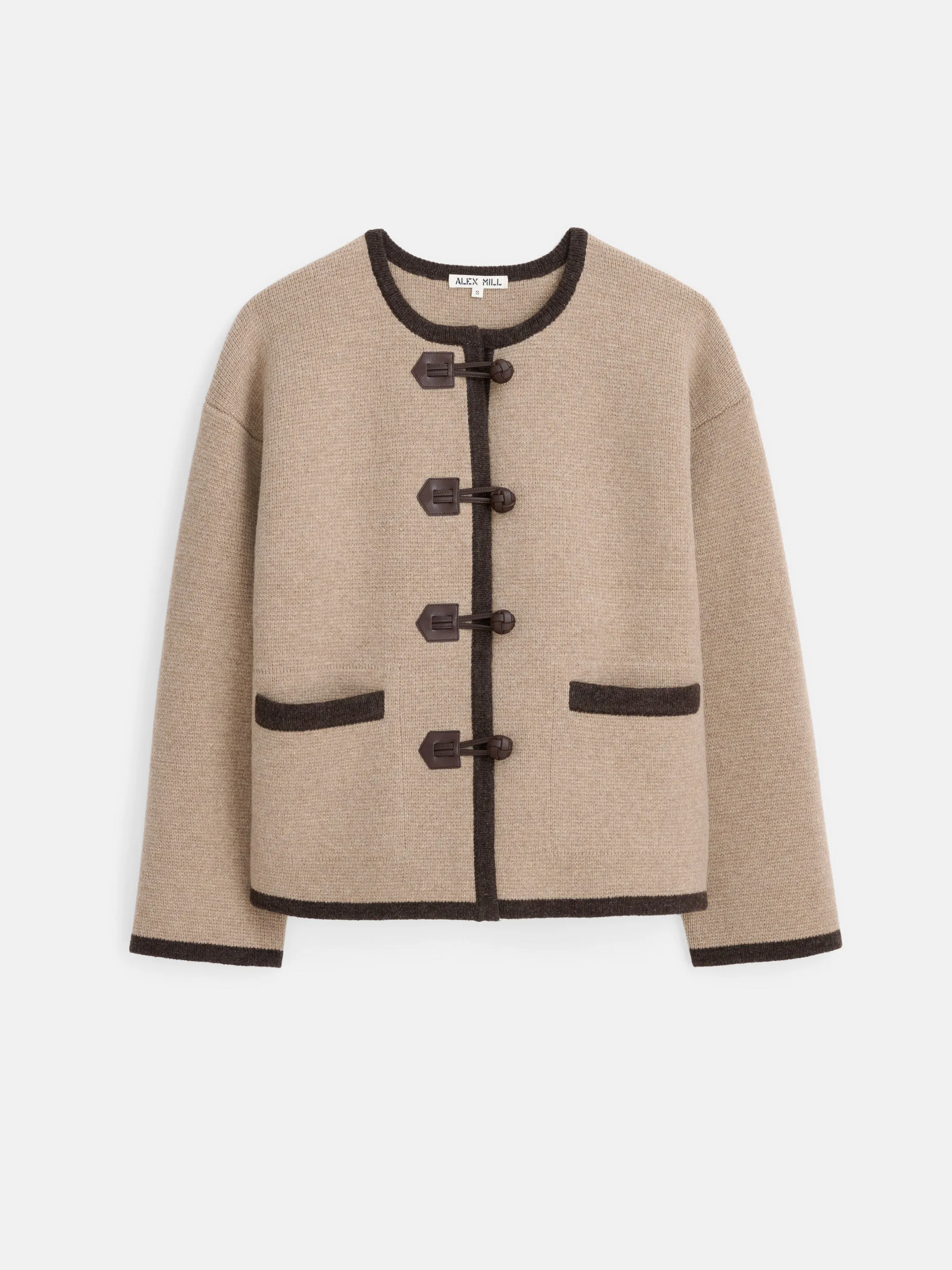 Aubrey Sweater Jacket In Merino Wool sold by Alex Mill