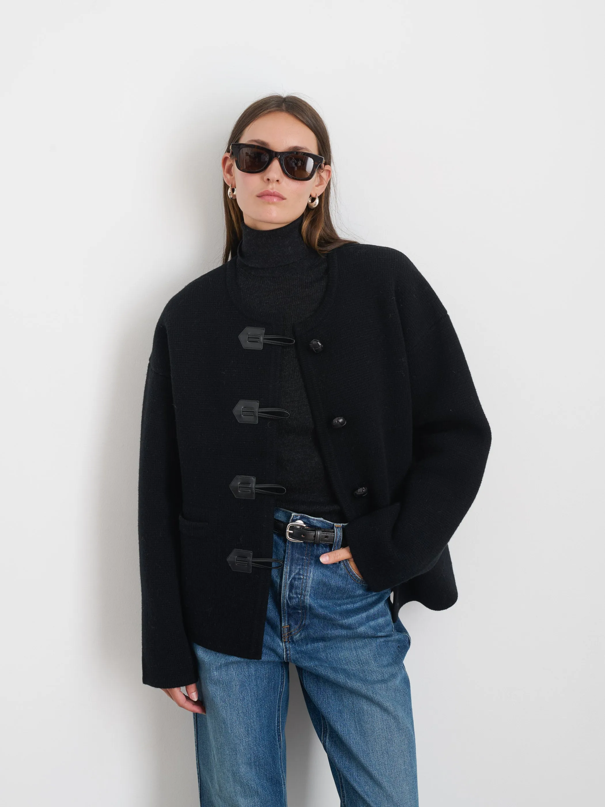 Aubrey Sweater Jacket In Merino Wool sold by Alex Mill product image thumbnail 3