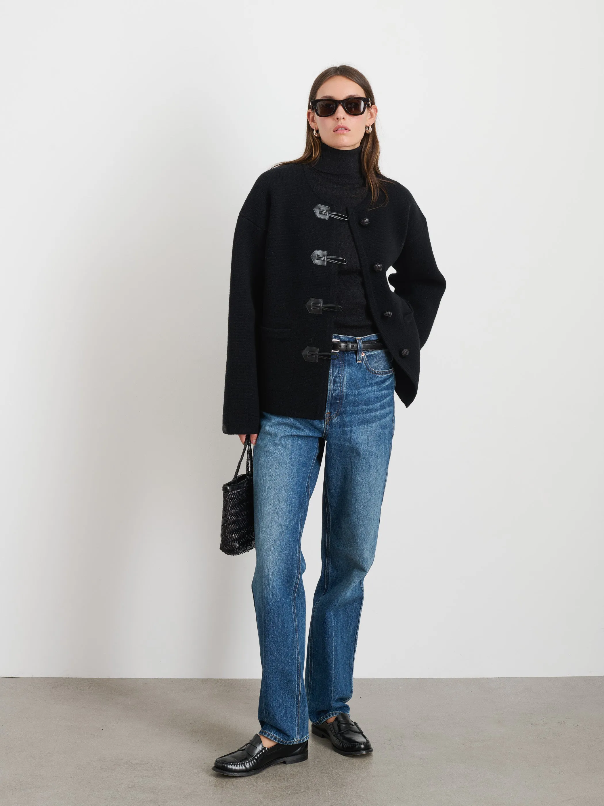 Aubrey Sweater Jacket In Merino Wool sold by Alex Mill product image thumbnail 2