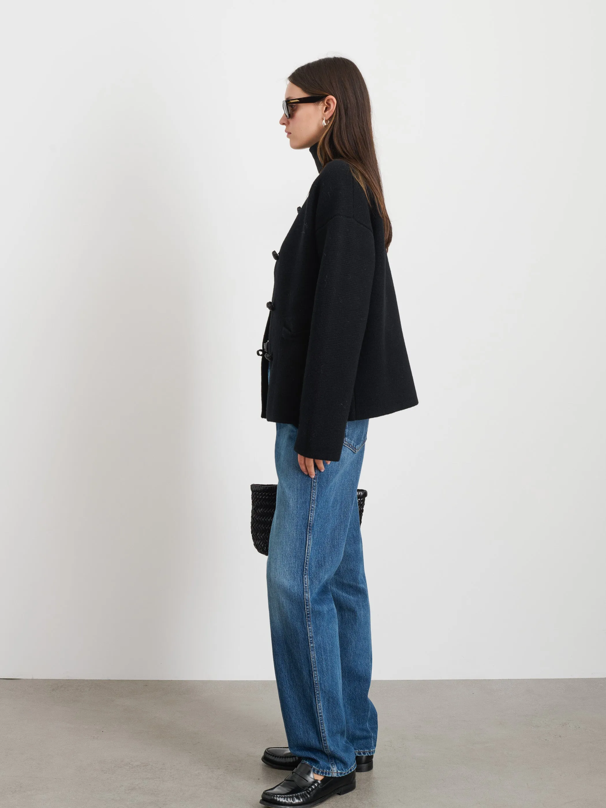Aubrey Sweater Jacket In Merino Wool sold by Alex Mill product image thumbnail 4