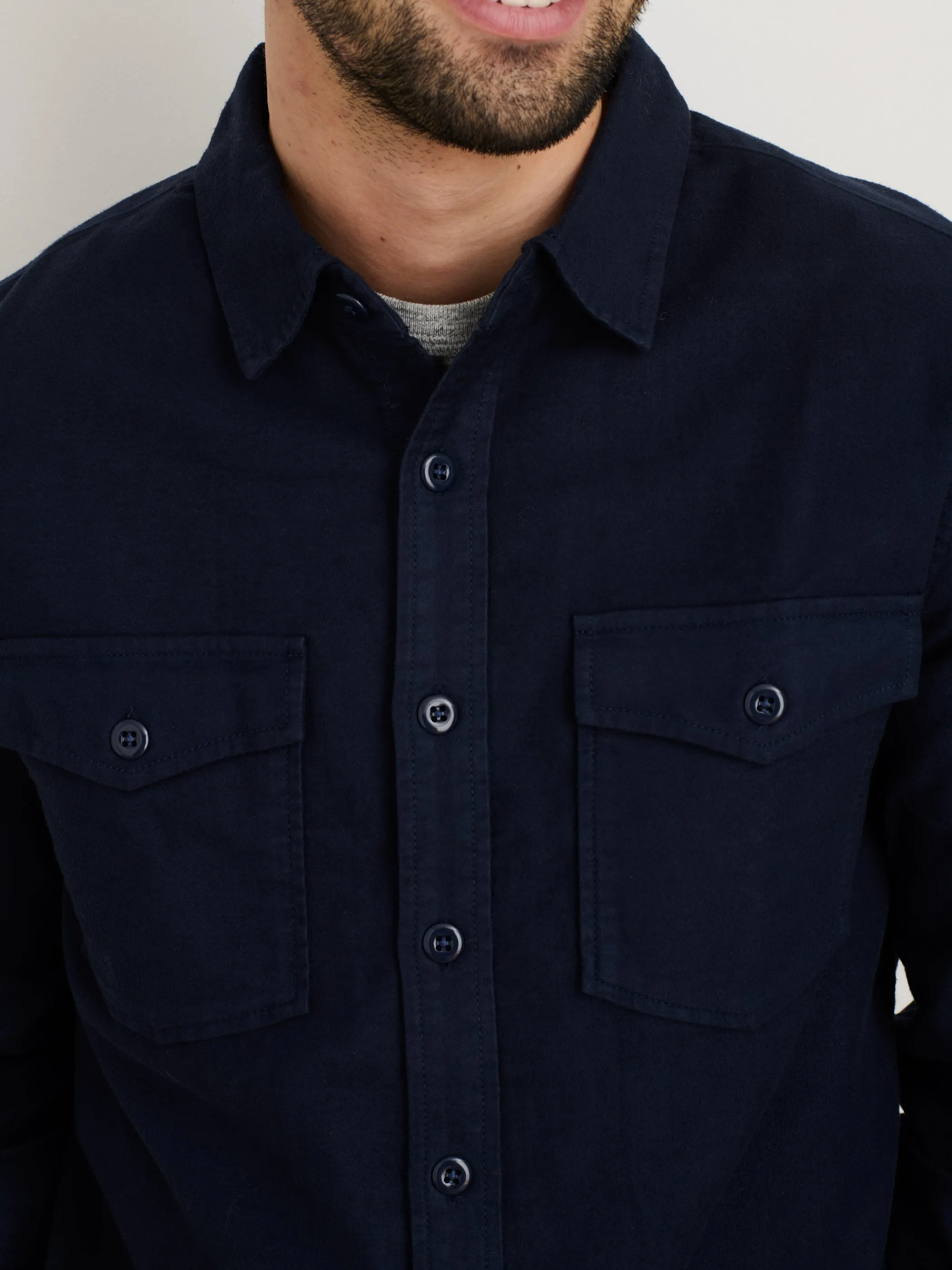 Highland Shirt In Chamois sold by Alex Mill product image thumbnail 4