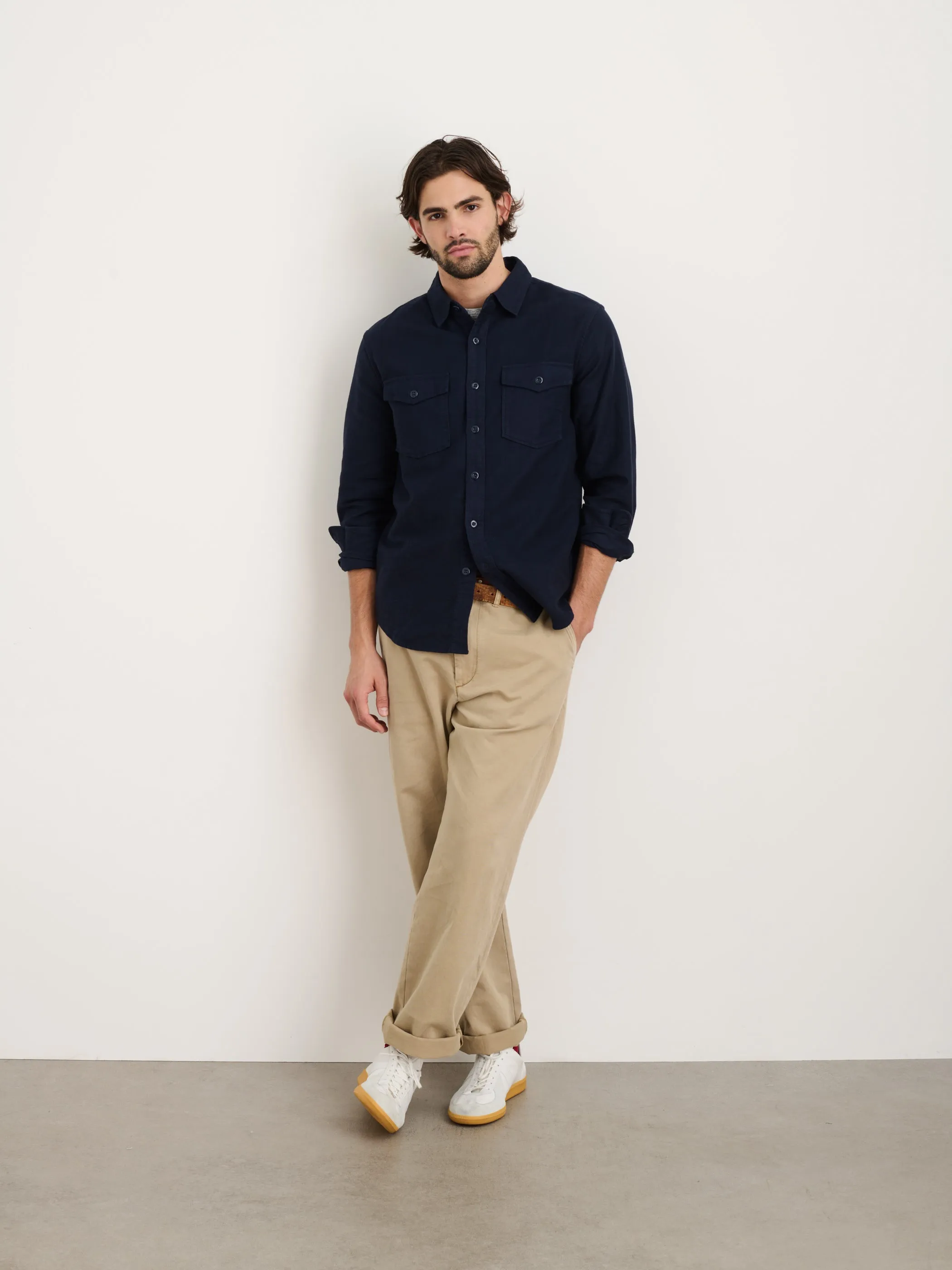 Highland Shirt In Chamois sold by Alex Mill product image thumbnail 2