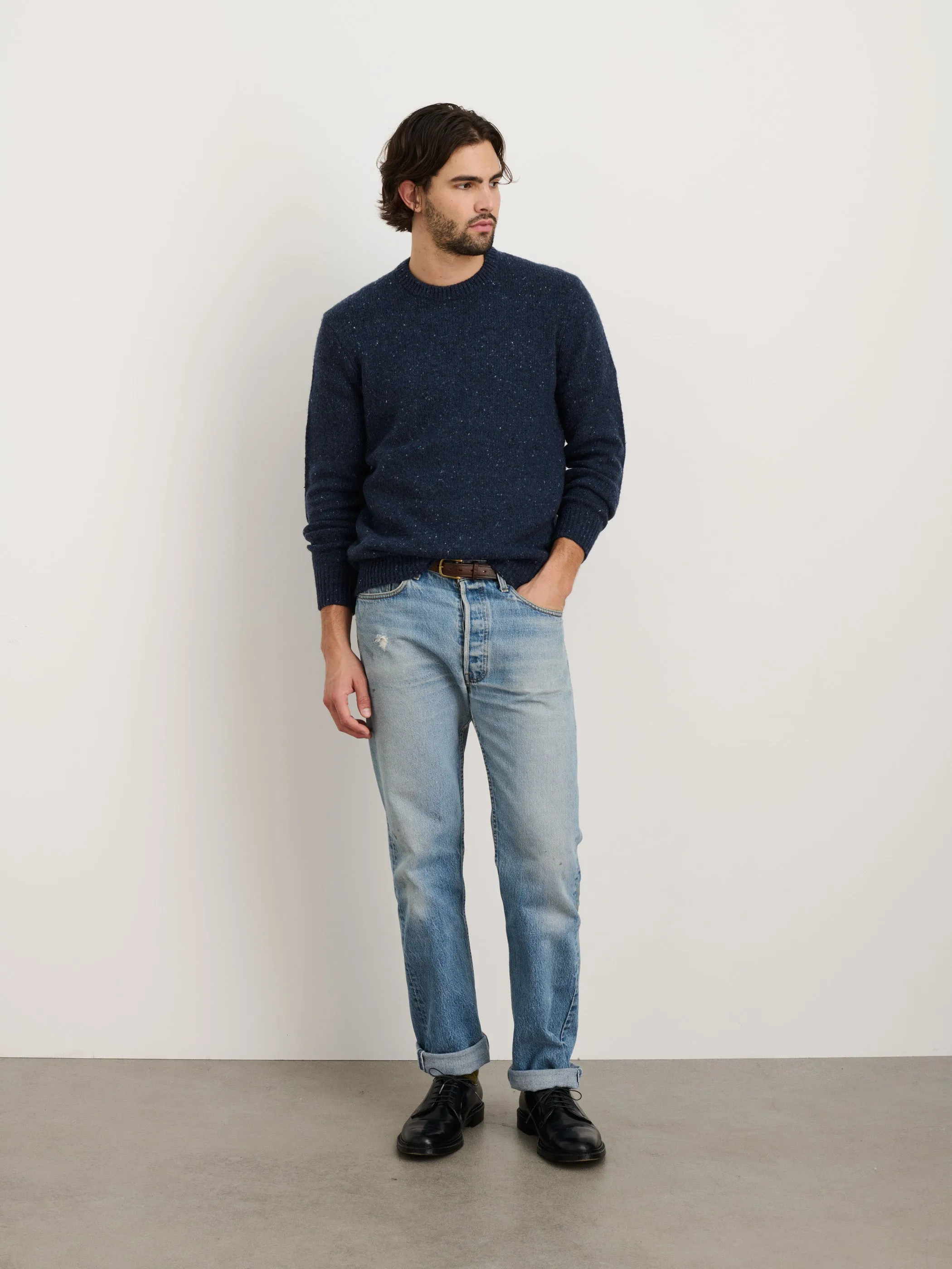 Donegal Crewneck Sweater sold by Alex Mill product image thumbnail 3