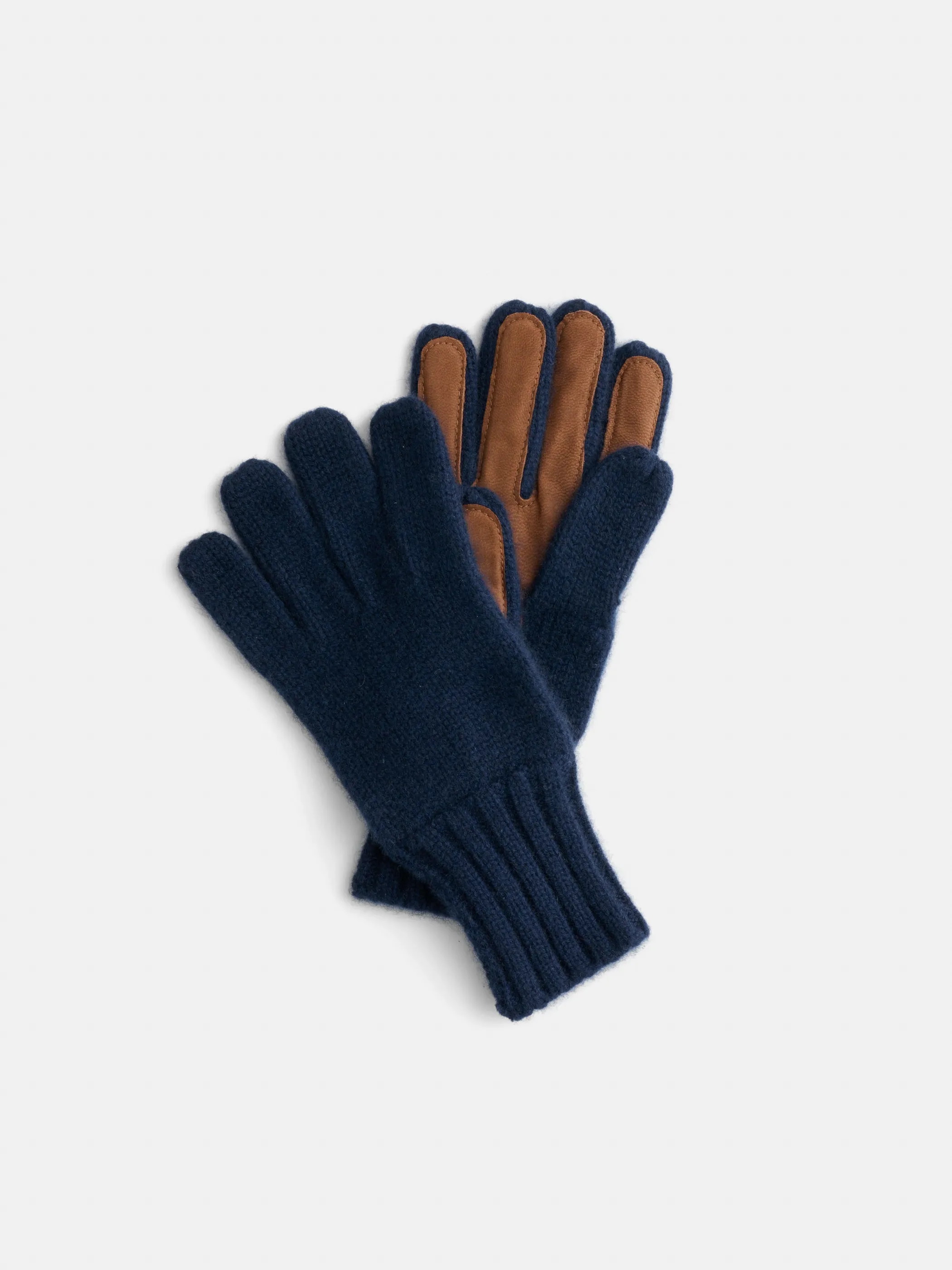 Cashmere Leather Patch Gloves sold by Alex Mill