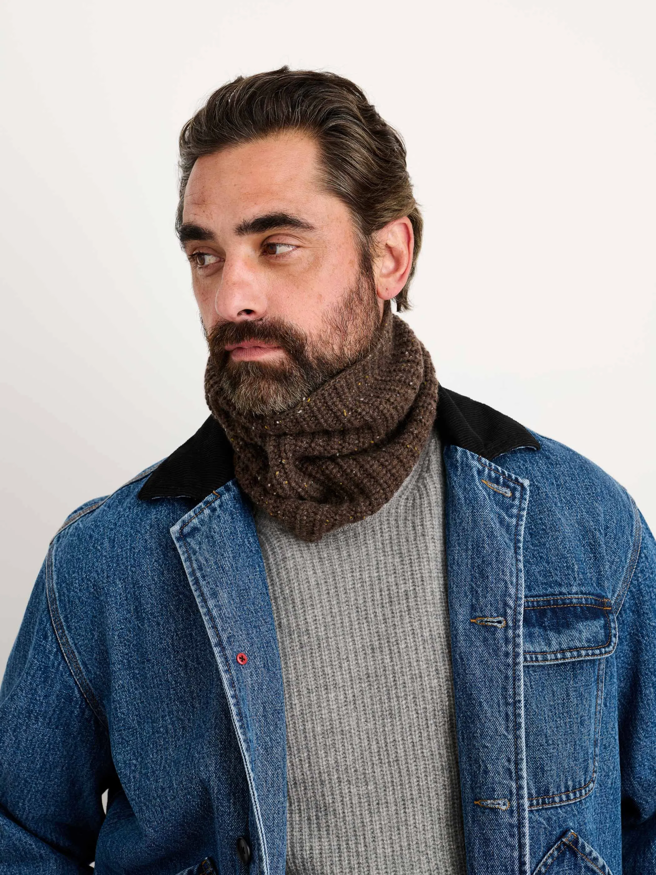 Cashmere Donegal Neckwarmer sold by Alex Mill product image thumbnail 2