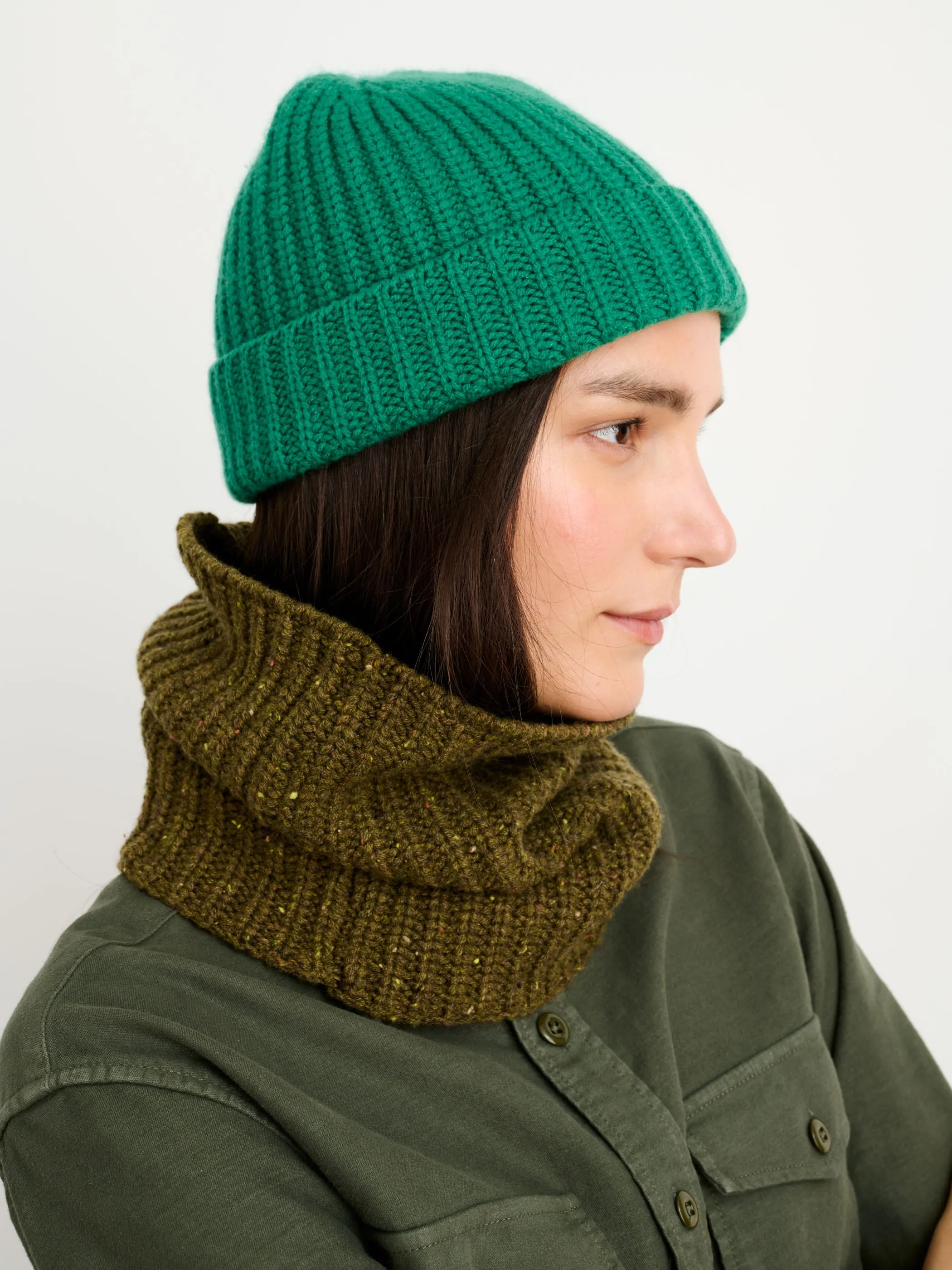Cashmere Donegal Neckwarmer sold by Alex Mill product image thumbnail 3