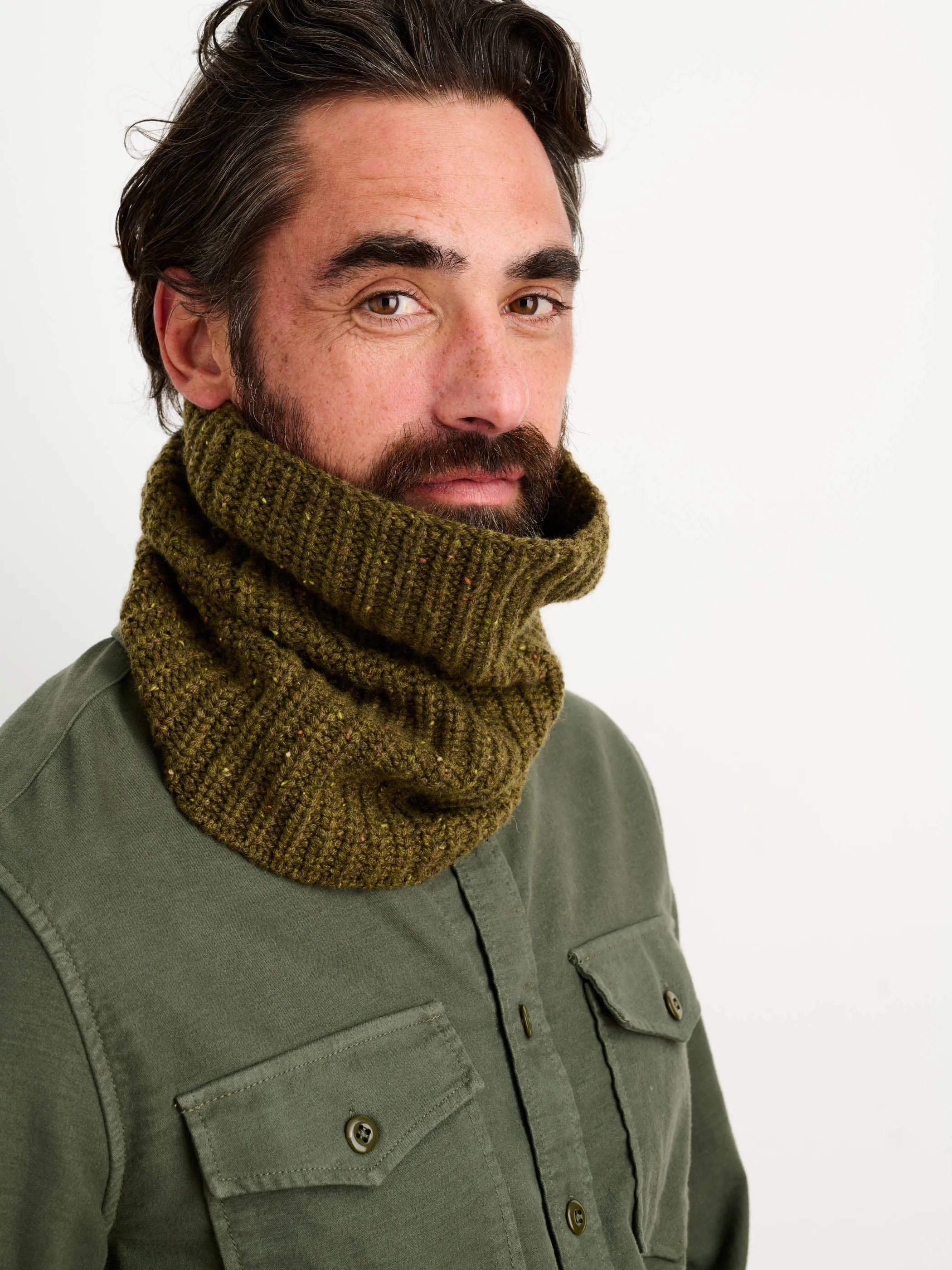 Cashmere Donegal Neckwarmer sold by Alex Mill product image thumbnail 2