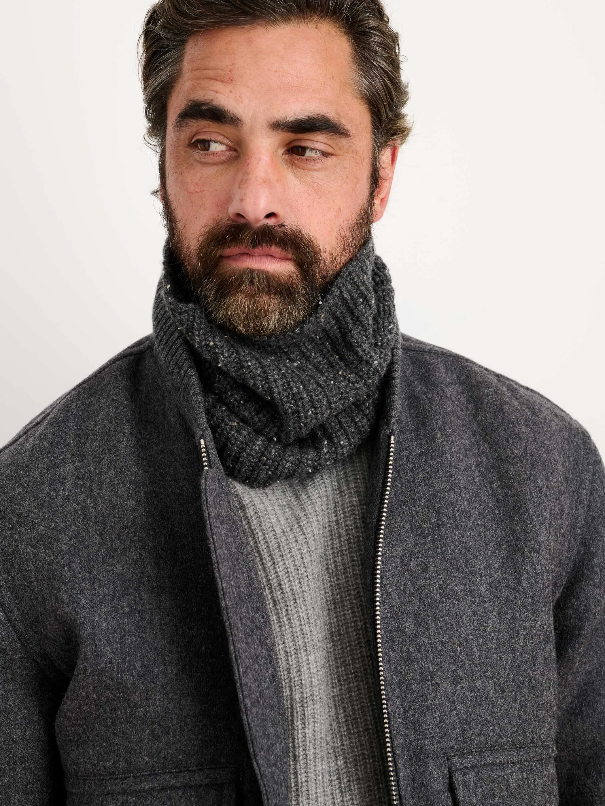 Cashmere Donegal Neckwarmer sold by Alex Mill product image thumbnail 2
