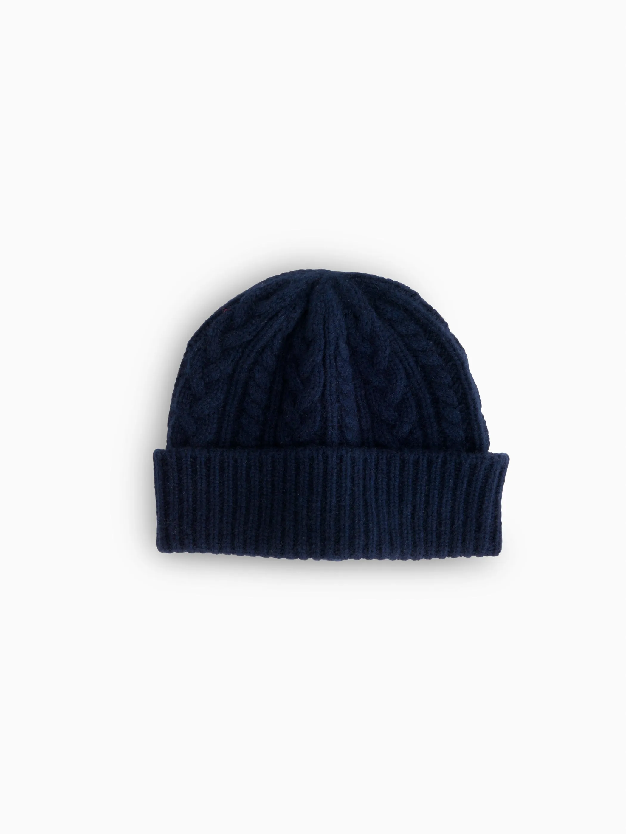 Cashmere Cable Beanie sold by Alex Mill