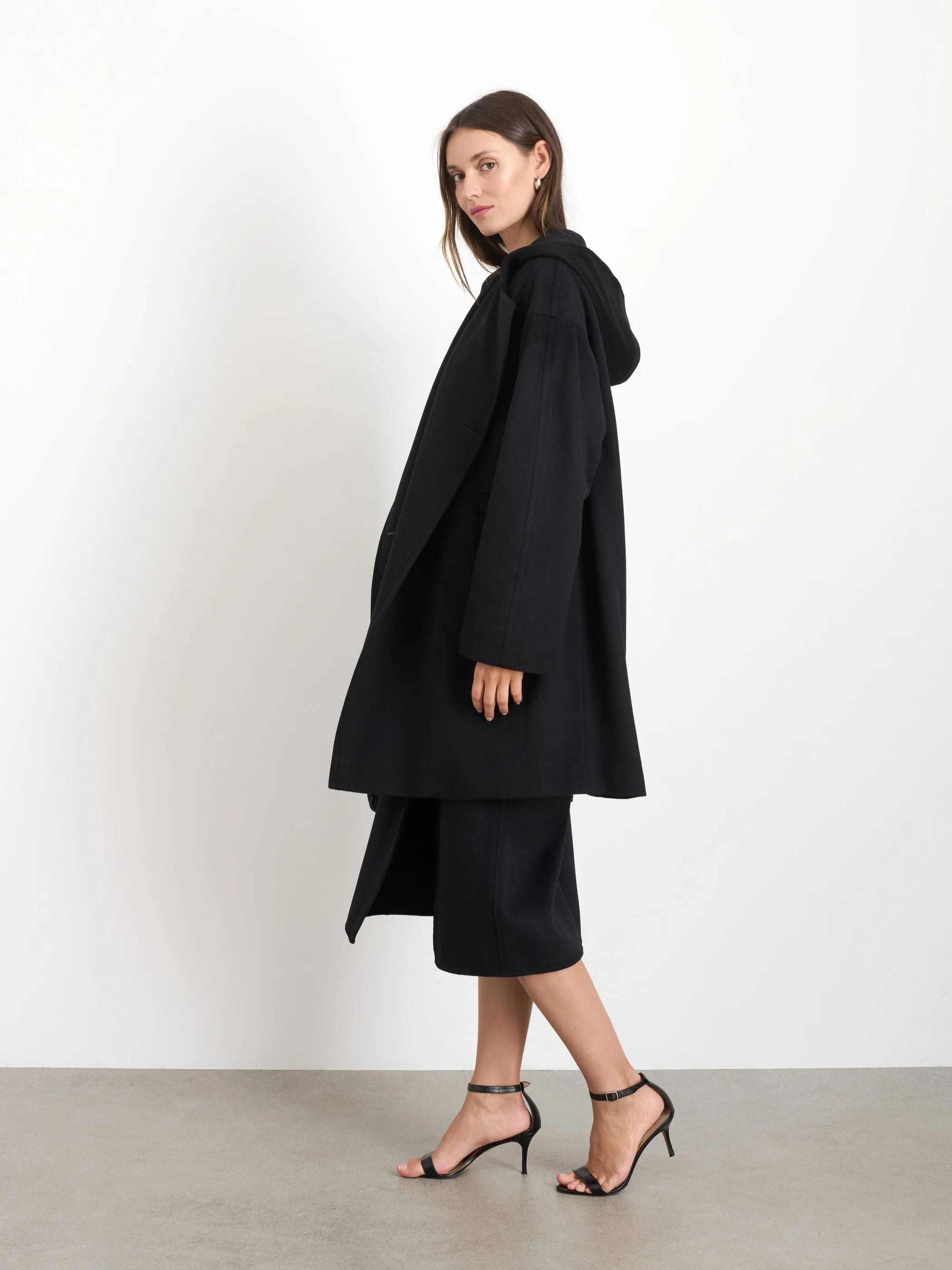 Double Breasted Coat In Cashmere sold by Alex Mill product image thumbnail 4