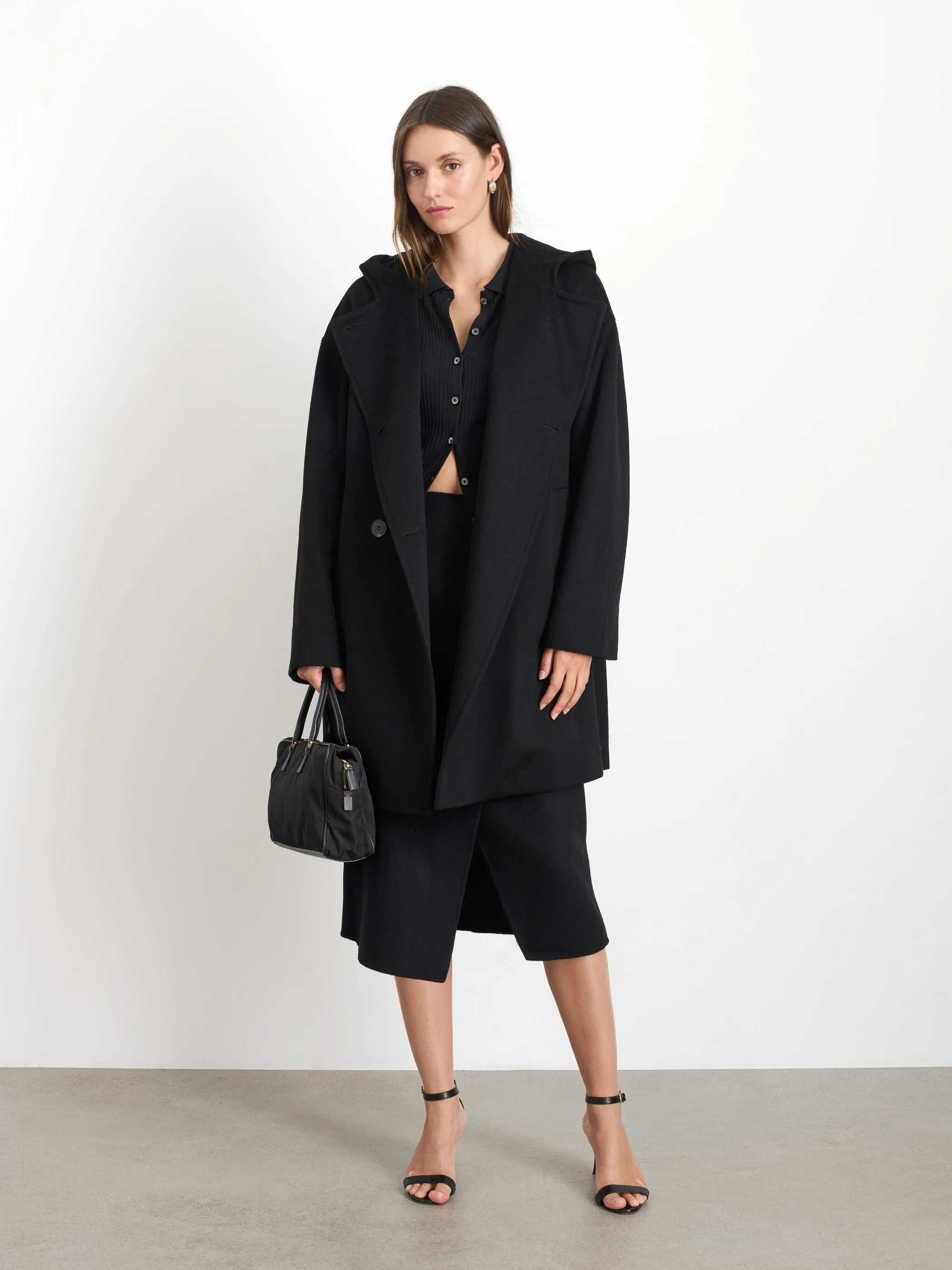 Double Breasted Coat In Cashmere sold by Alex Mill product image thumbnail 2