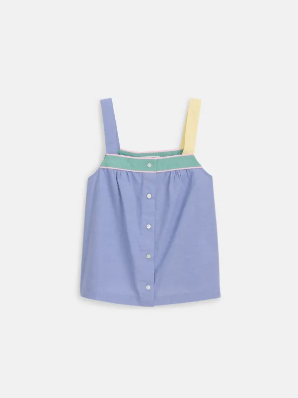P'Jimmies Sleep Cami in Colorblock sold by Alex Mill