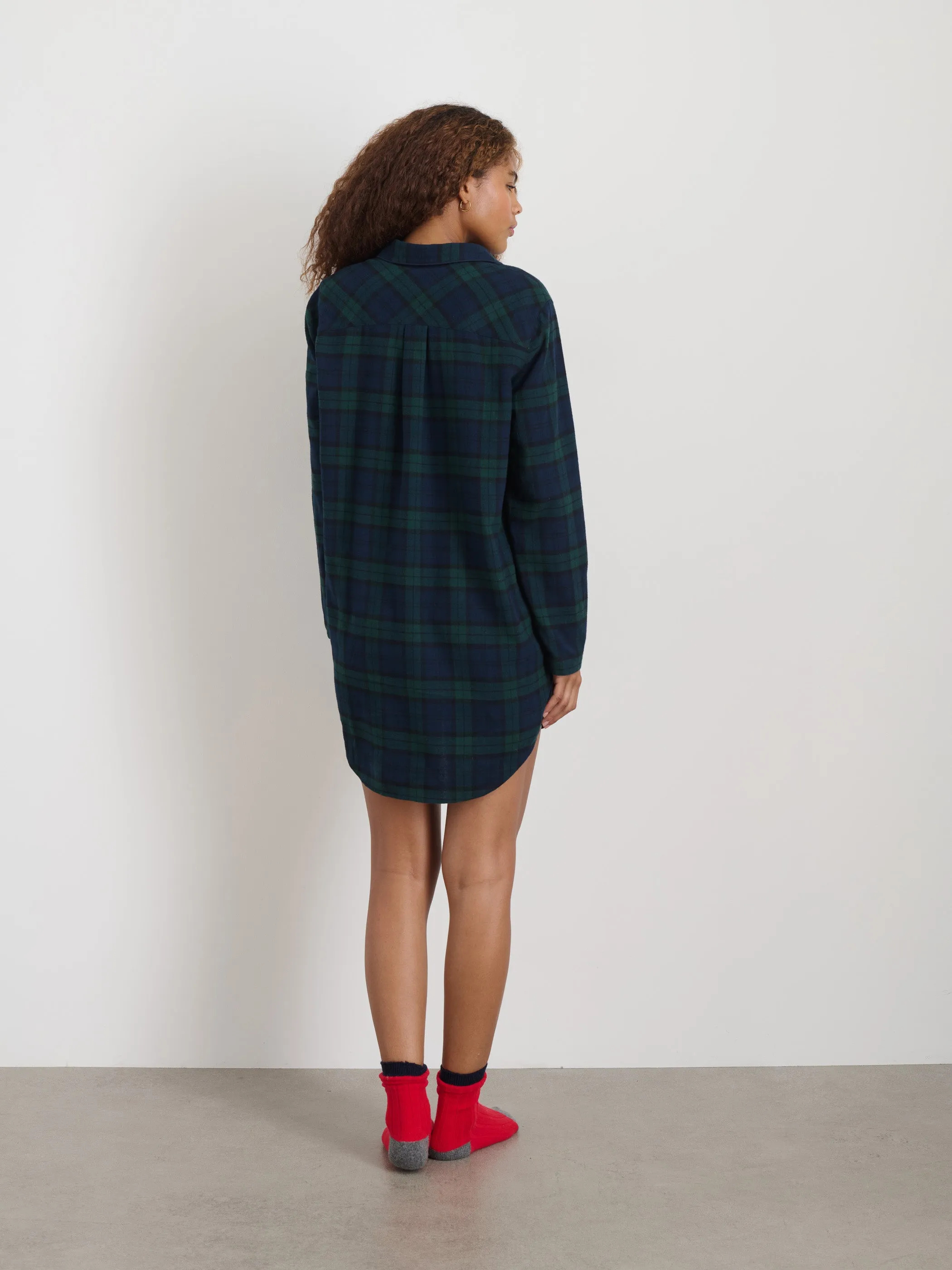 P'Jimmies Night Shirt in Flannel sold by Alex Mill product image thumbnail 5