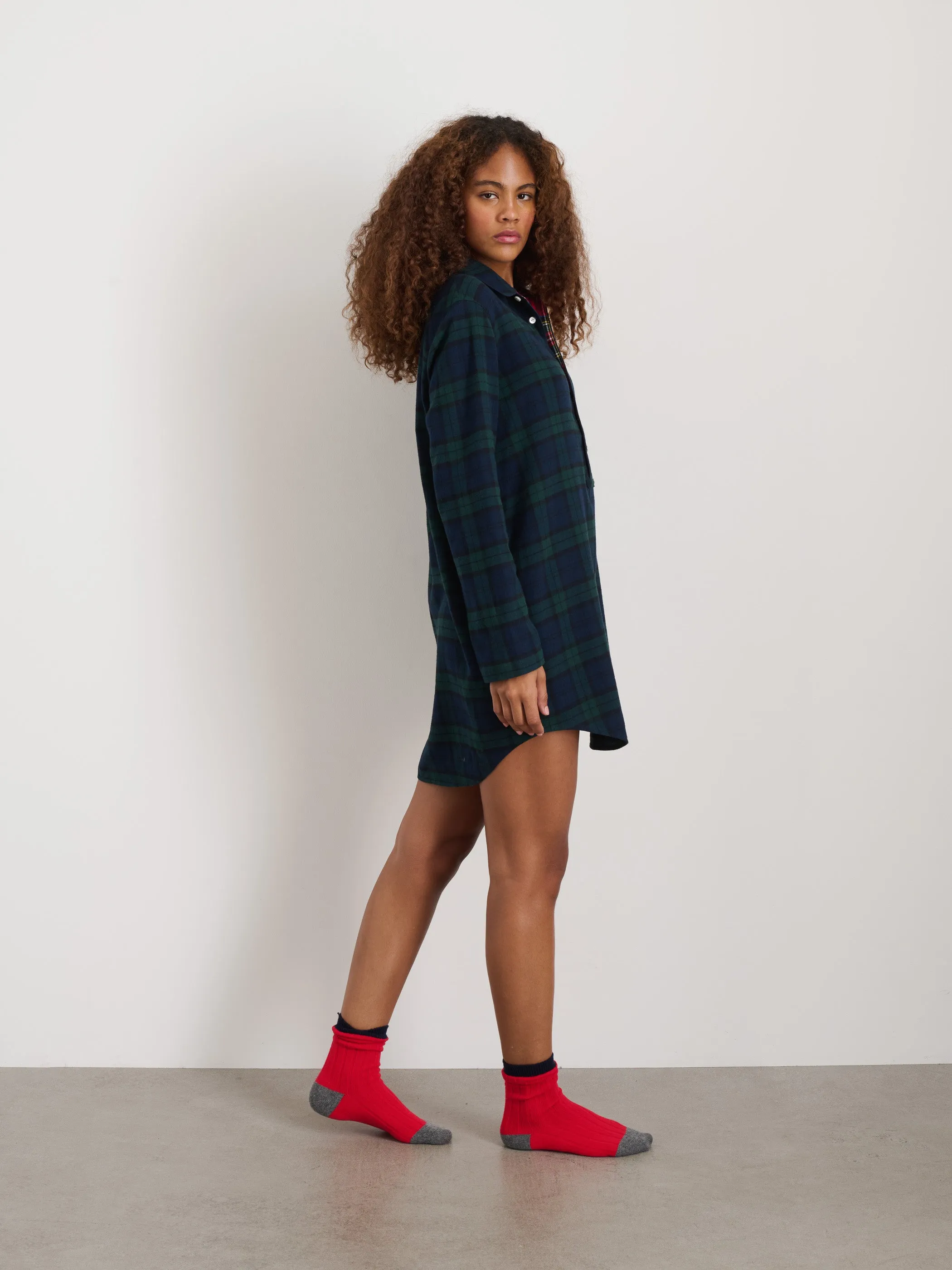 P'Jimmies Night Shirt in Flannel sold by Alex Mill product image thumbnail 4