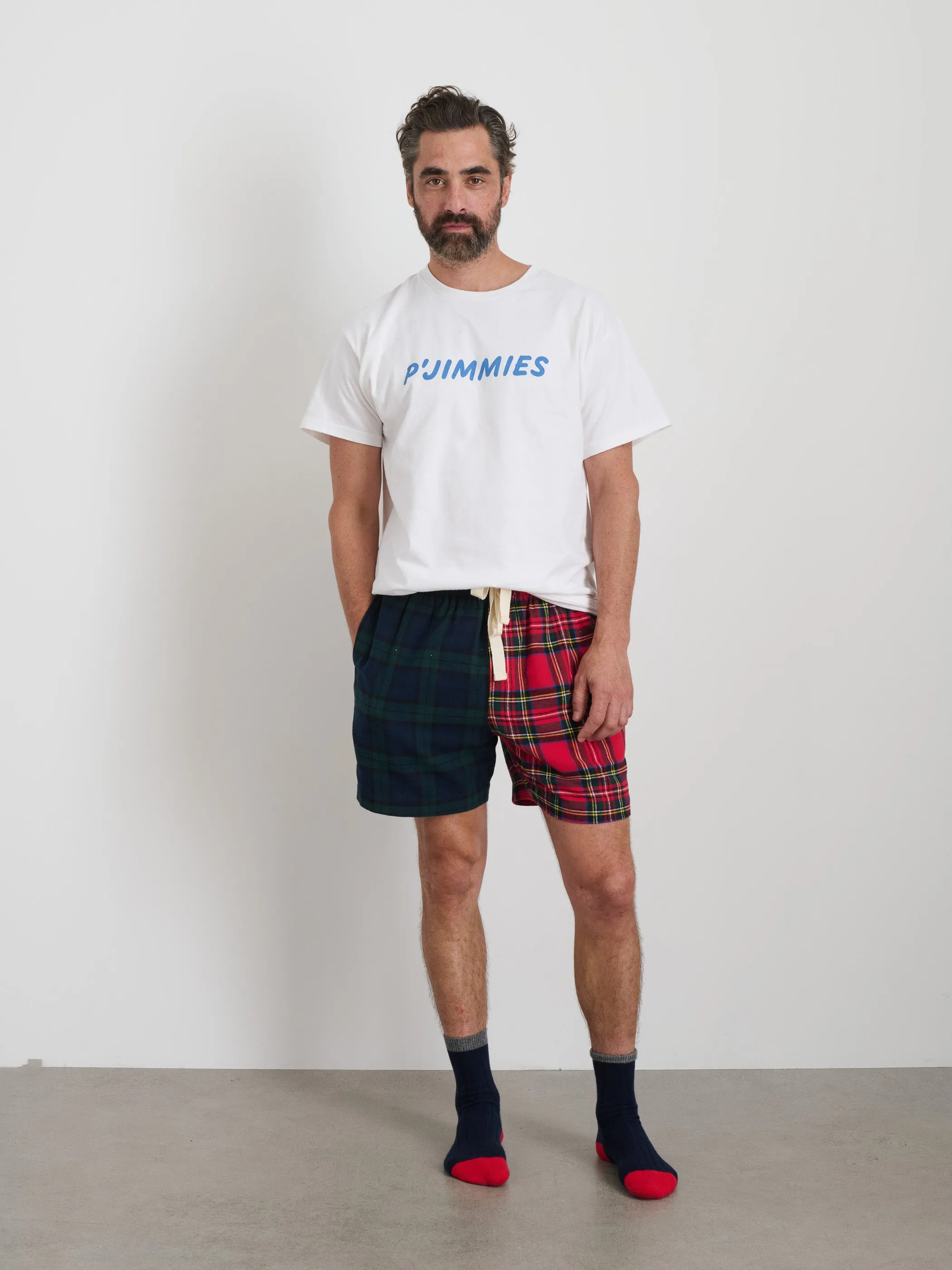P'Jimmies Sleep Short in Flannel sold by Alex Mill product image thumbnail 2