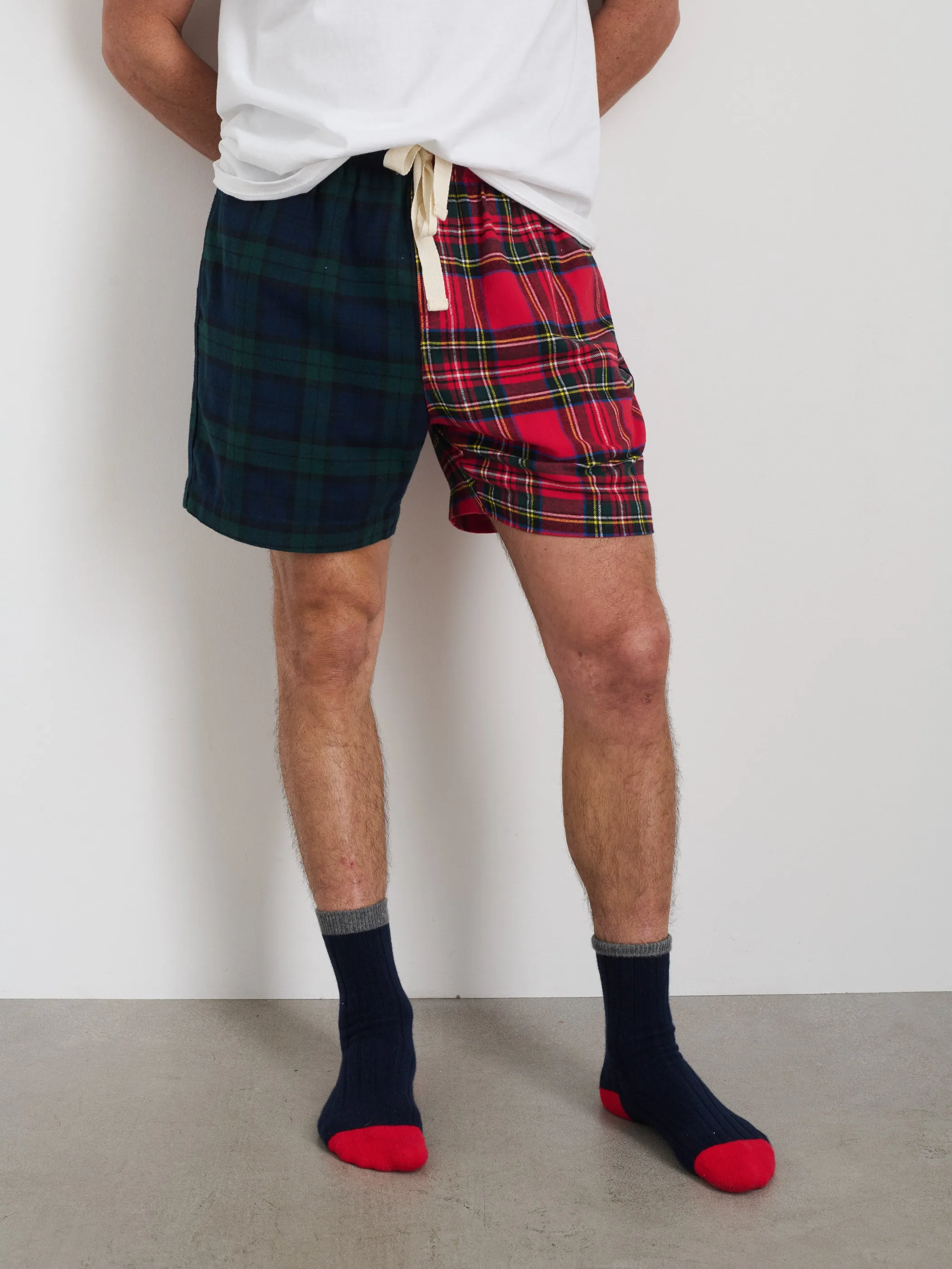 P'Jimmies Sleep Short in Flannel sold by Alex Mill product image thumbnail 4