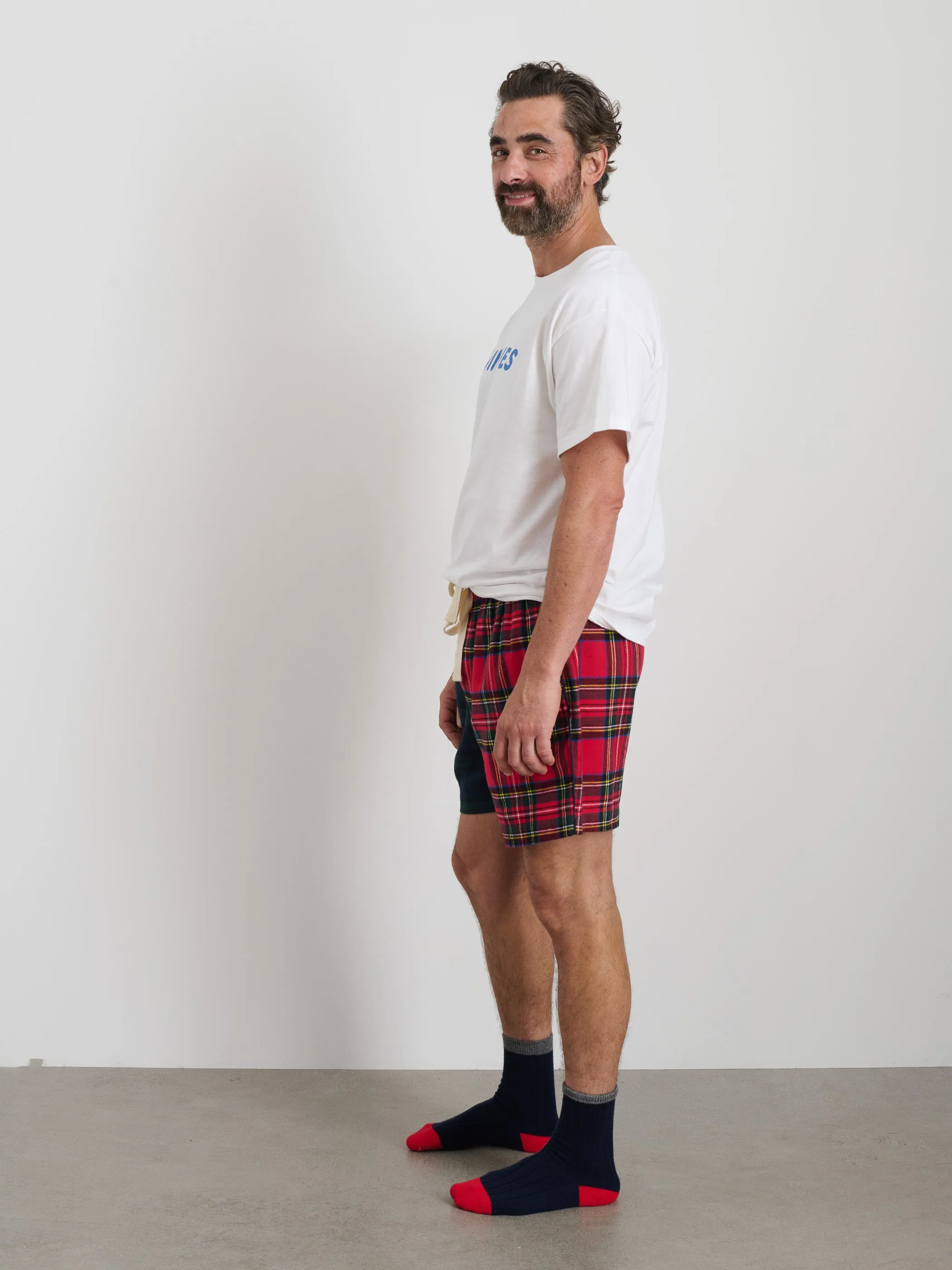 P'Jimmies Sleep Short in Flannel sold by Alex Mill product image thumbnail 5