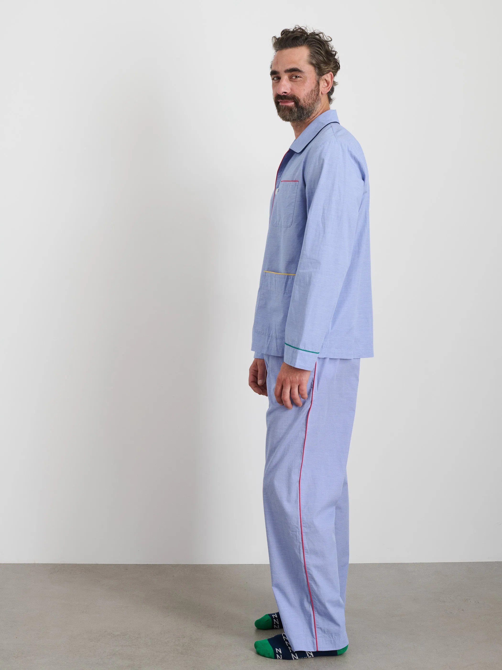 P'Jimmies Sleep Shirt In Solid sold by Alex Mill product image thumbnail 4