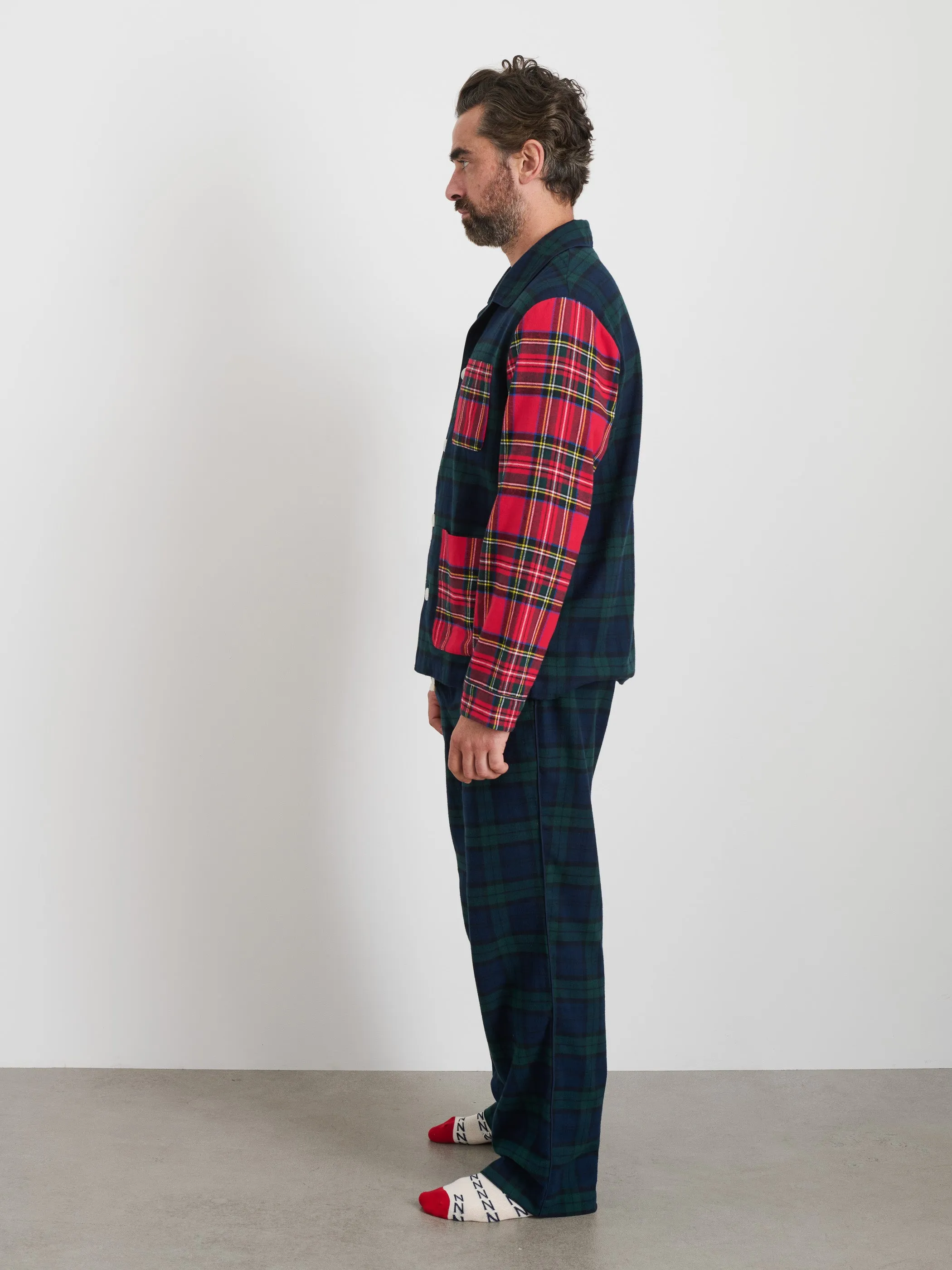 P'Jimmies Sleep Shirt in Flannel sold by Alex Mill product image thumbnail 4