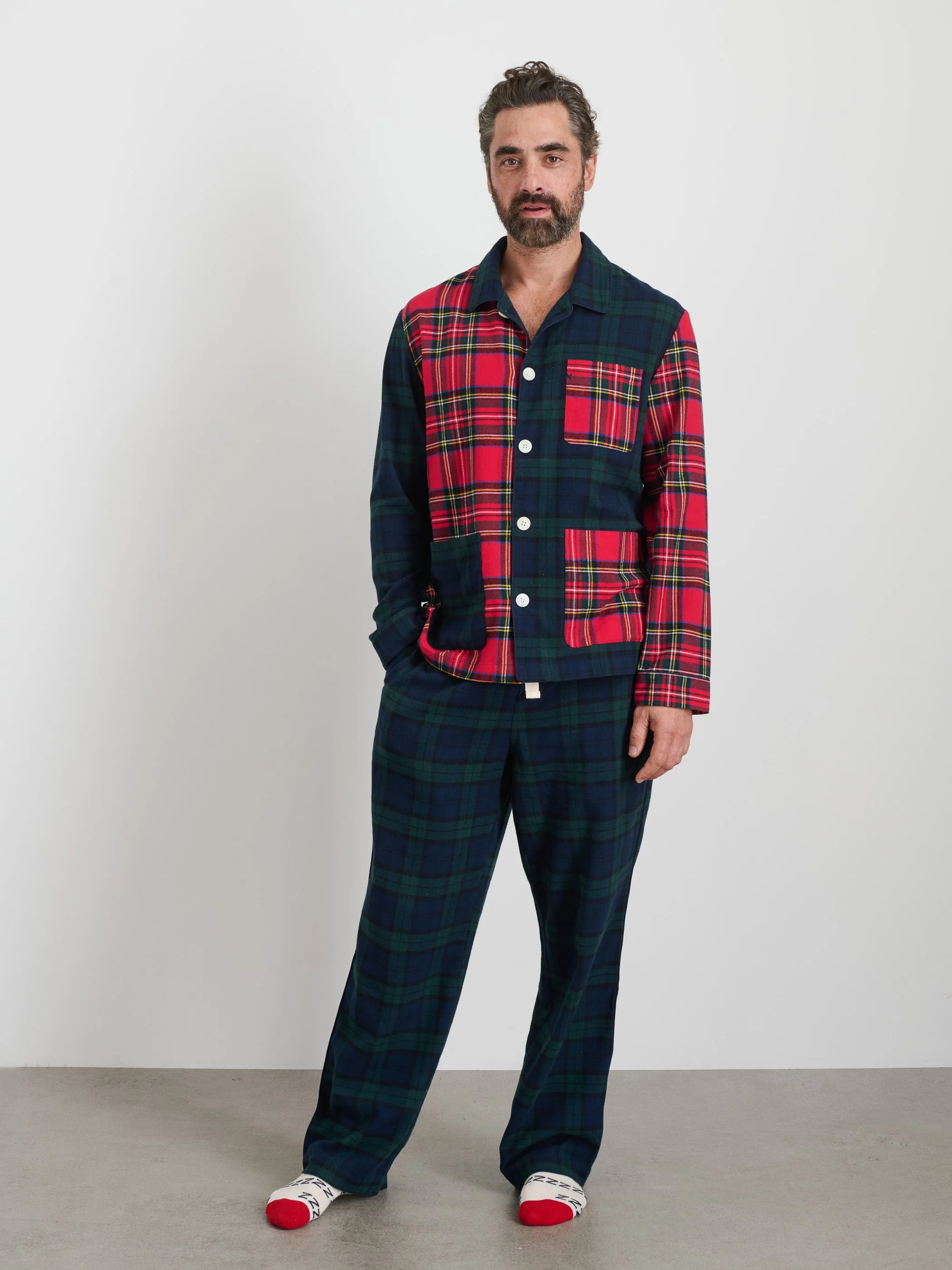 P'Jimmies Sleep Shirt in Flannel sold by Alex Mill product image thumbnail 2