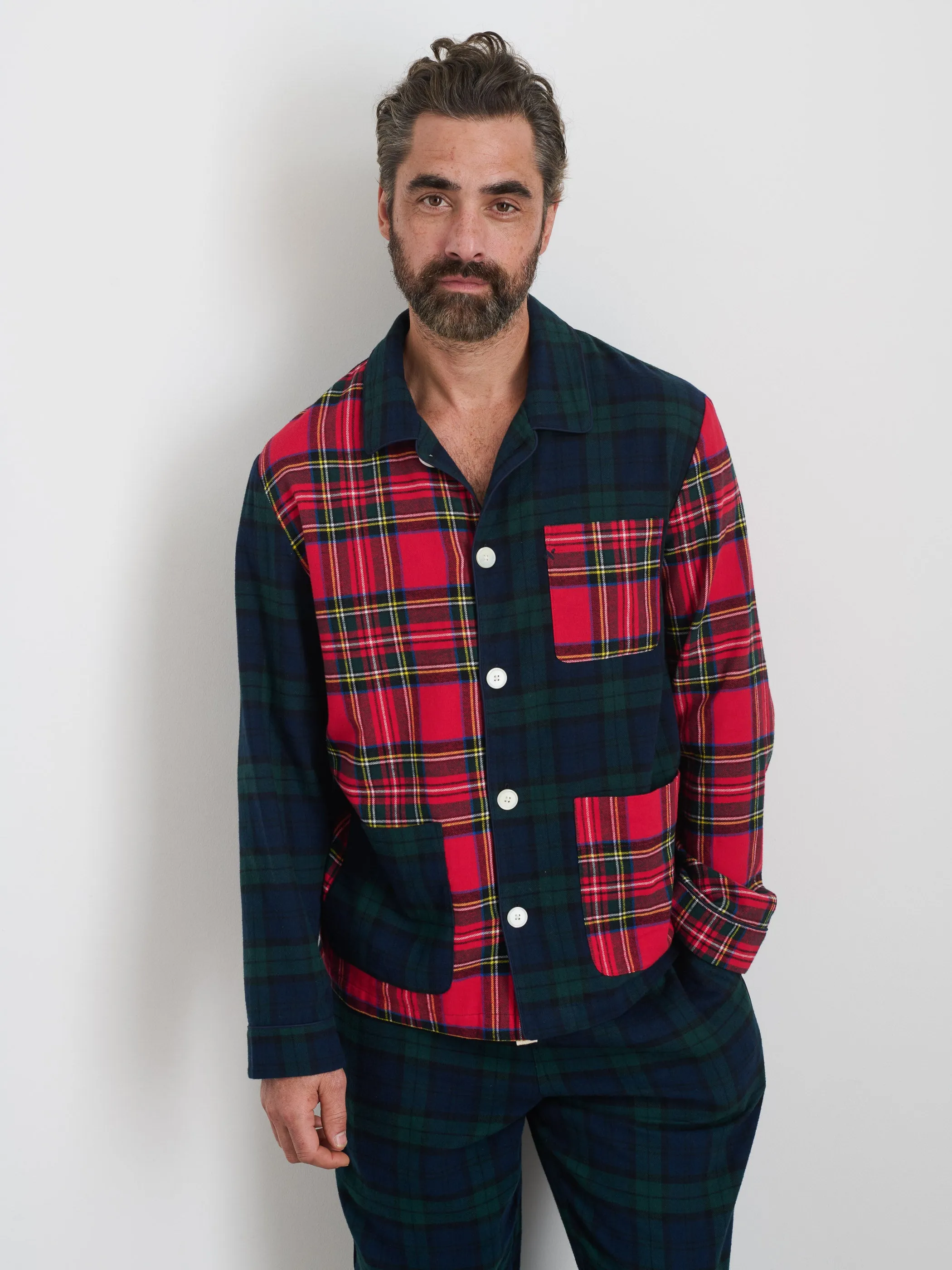 P'Jimmies Sleep Shirt in Flannel sold by Alex Mill product image thumbnail 3