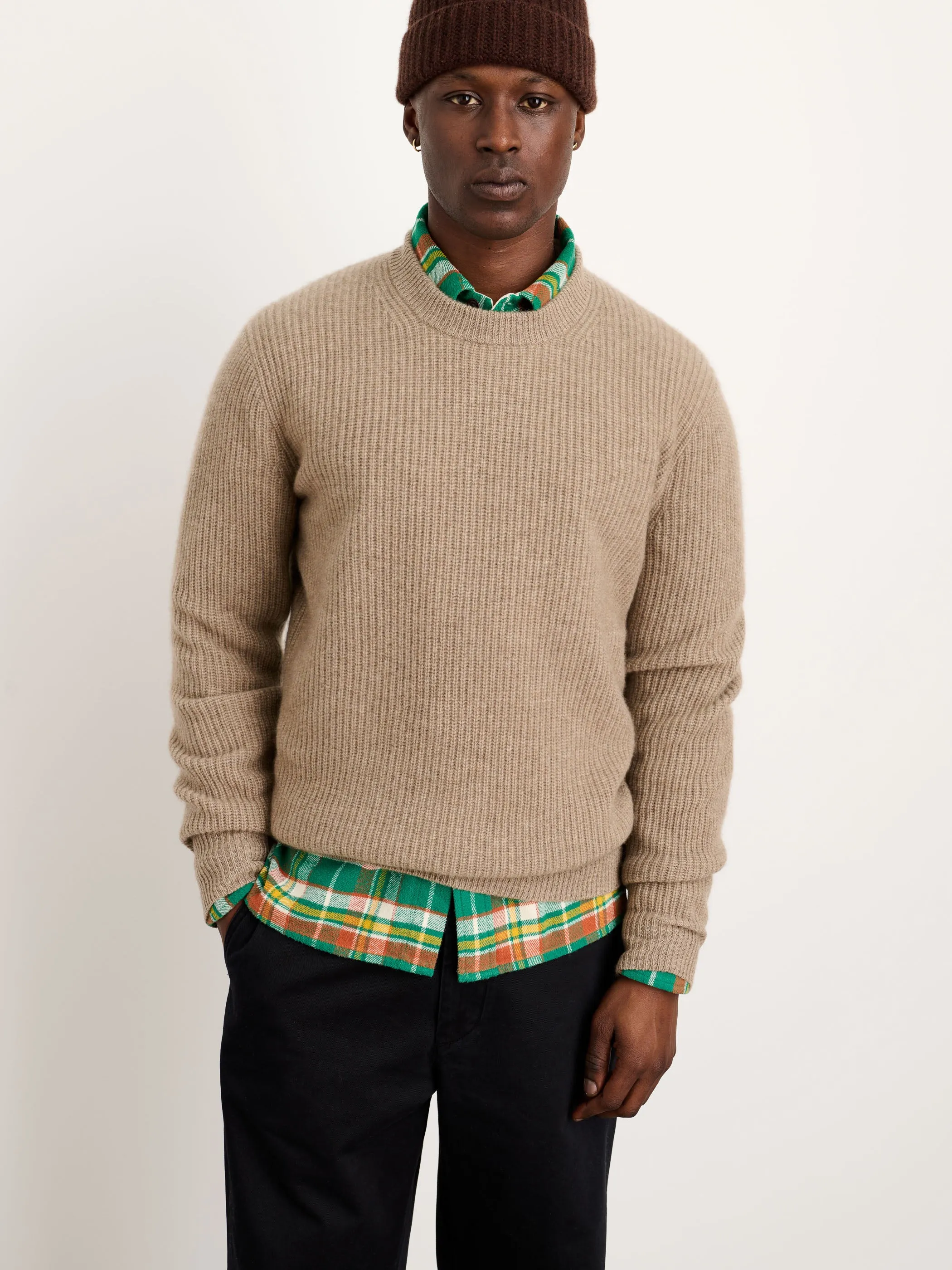 Jordan Sweater in Washed Cashmere sold by Alex Mill product image thumbnail 2