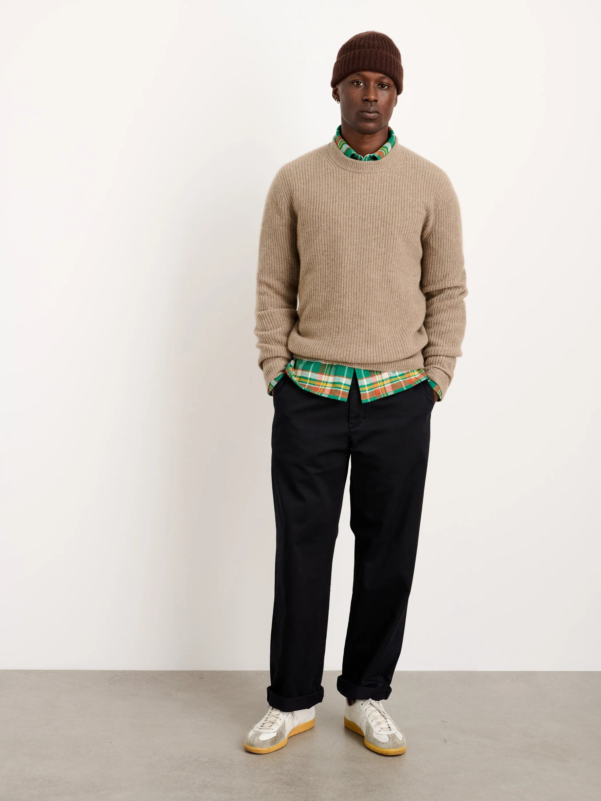 Jordan Sweater in Washed Cashmere sold by Alex Mill product image thumbnail 3