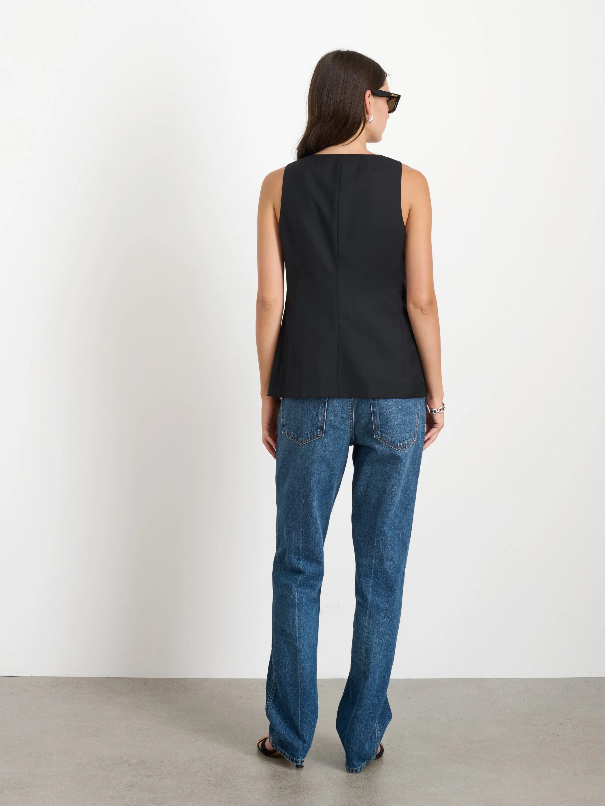 Sammy Vest in Wool Blend sold by Alex Mill product image thumbnail 5