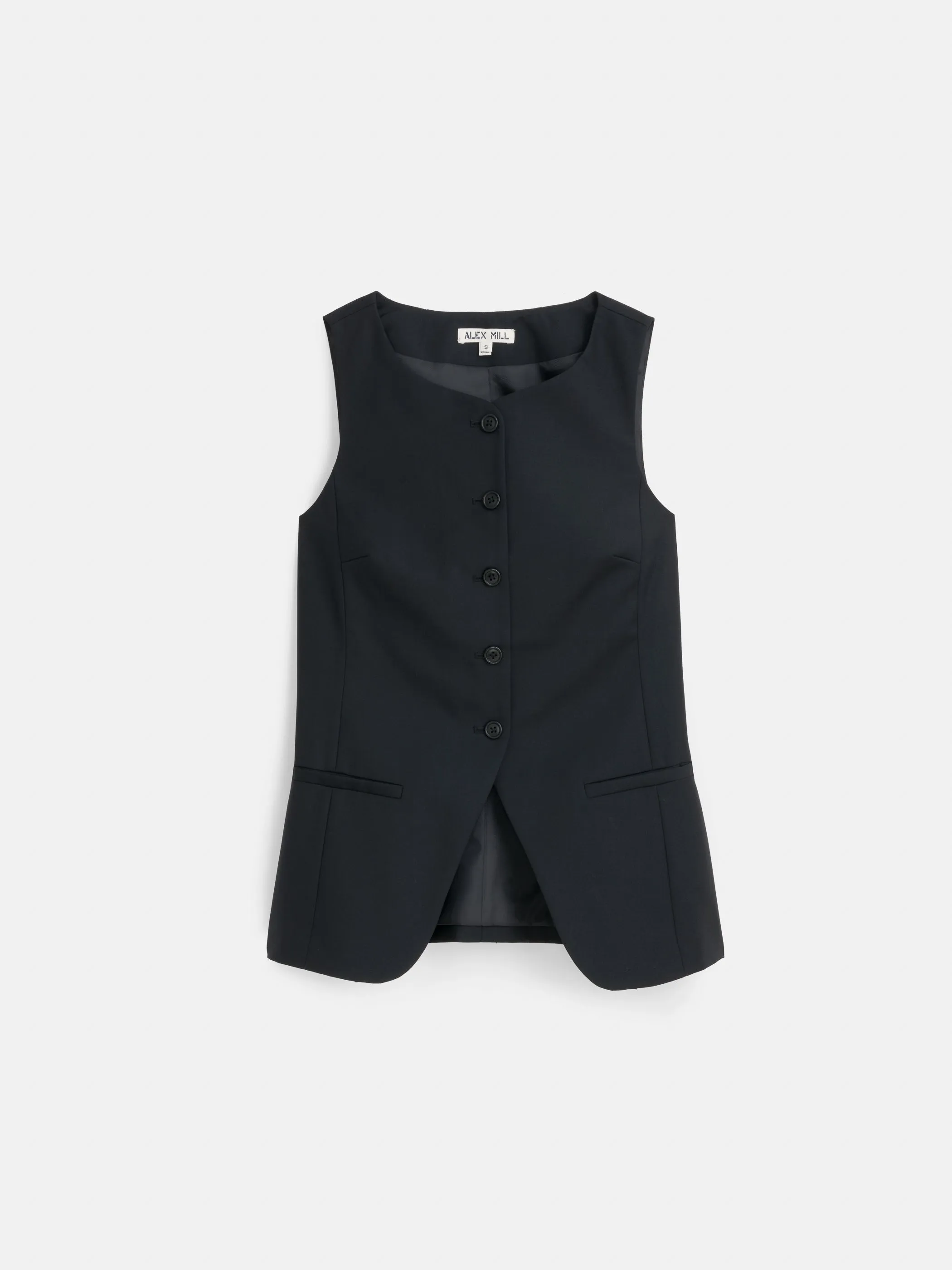 Sammy Vest in Wool Blend sold by Alex Mill