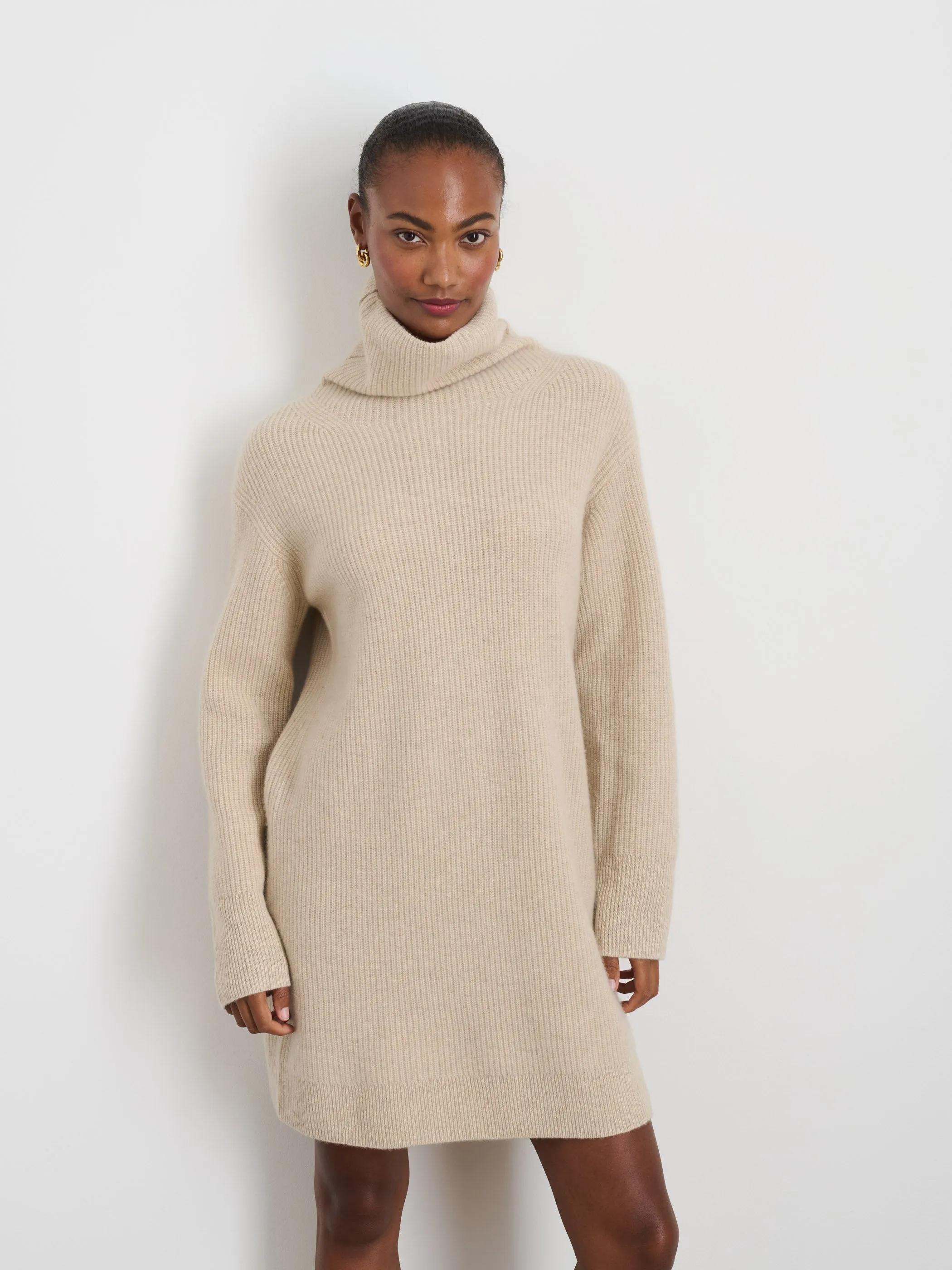 Simone Sweater Dress In Cashmere sold by Alex Mill product image thumbnail 2