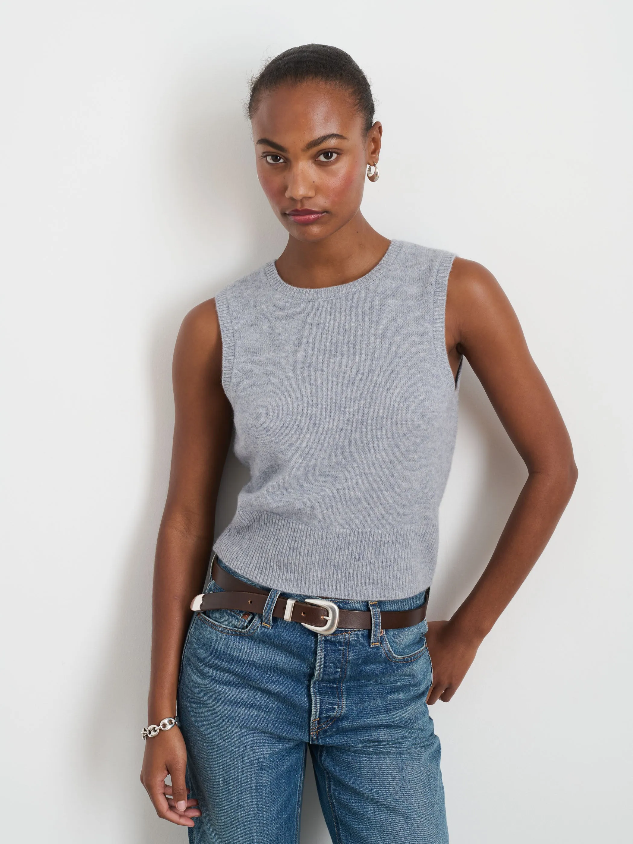 Lucie Vest in Cashmere sold by Alex Mill product image thumbnail 2