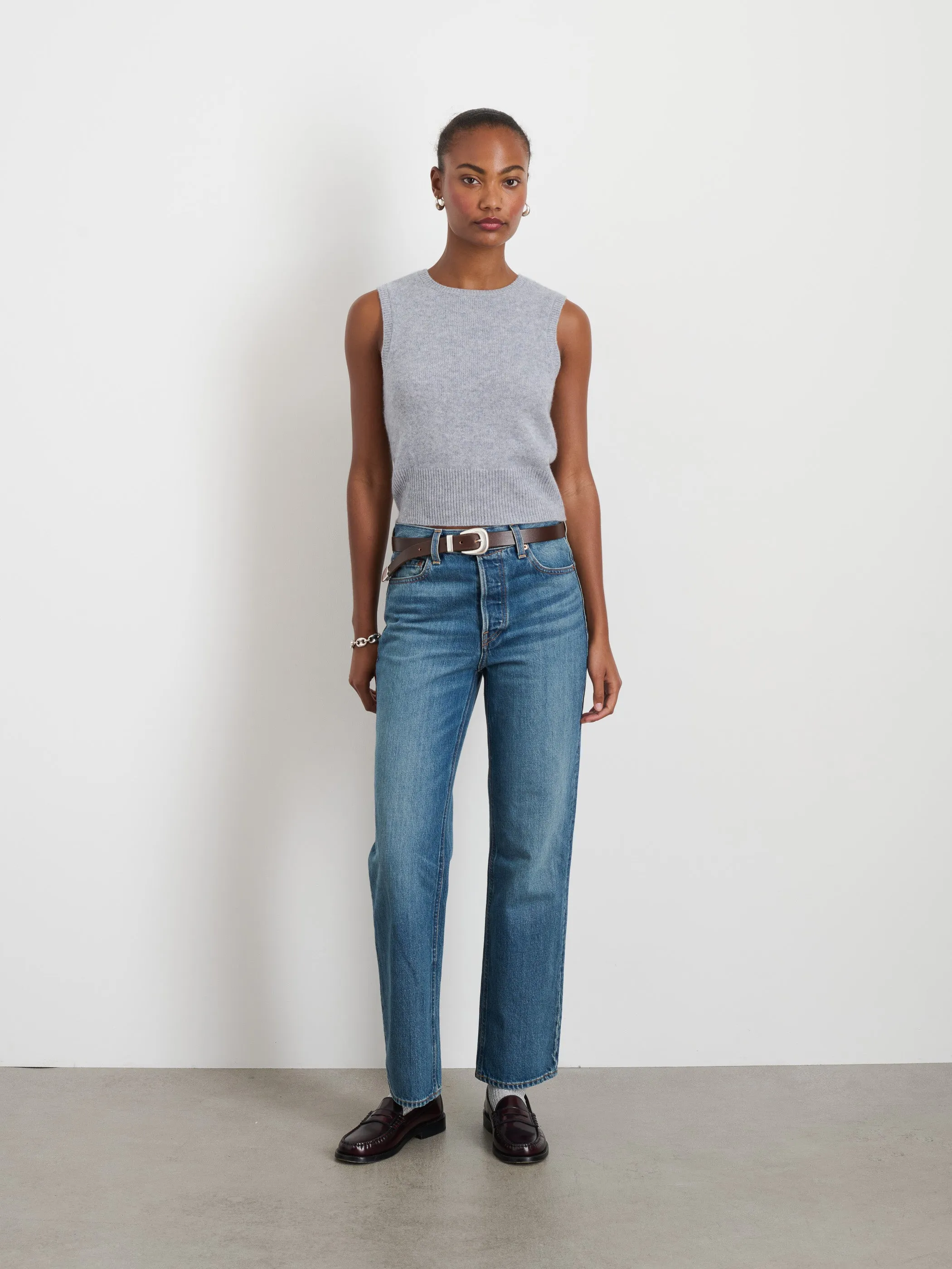 Lucie Vest in Cashmere sold by Alex Mill product image thumbnail 4